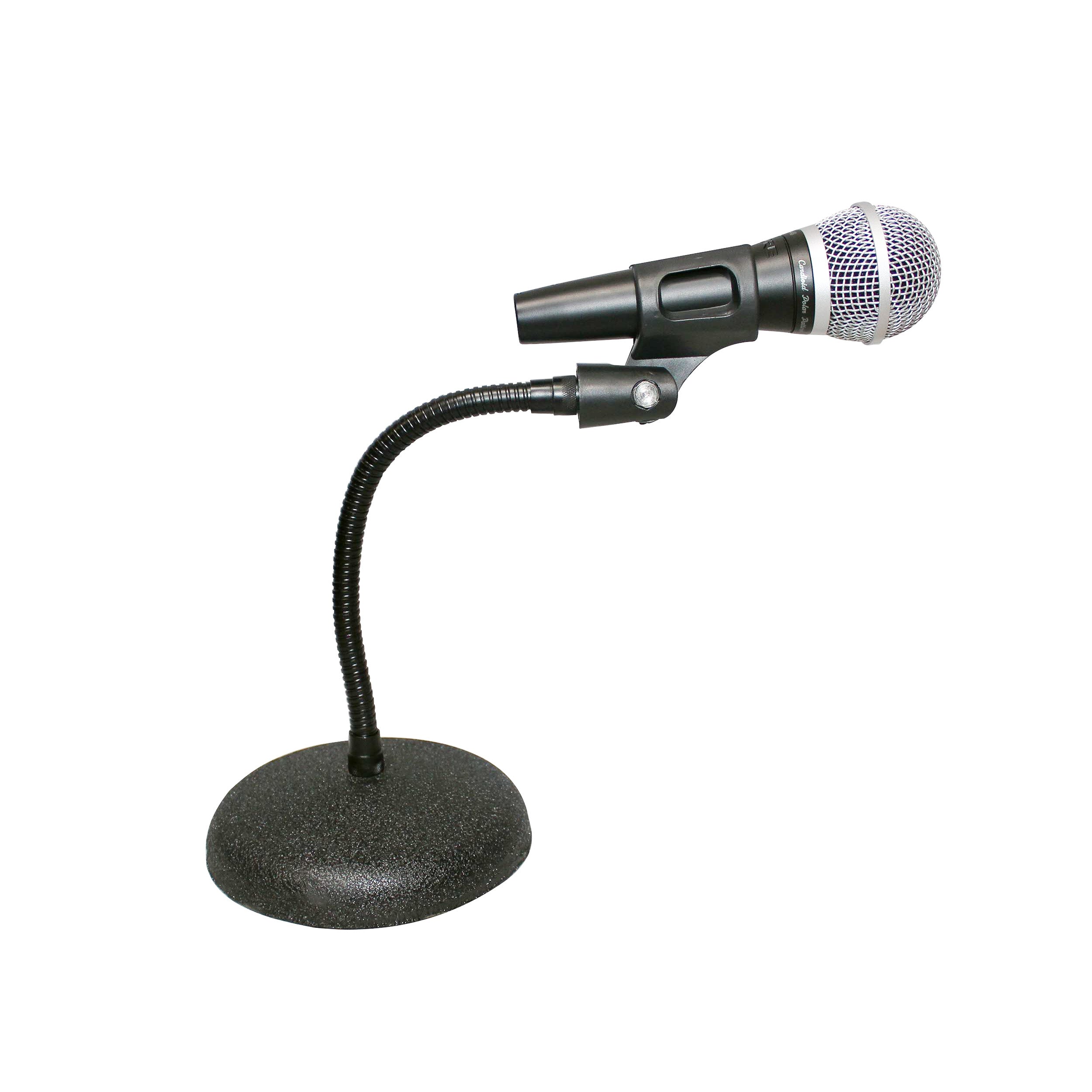 ProX Gooseneck Desktop Microphone Stand With 6" Round Base