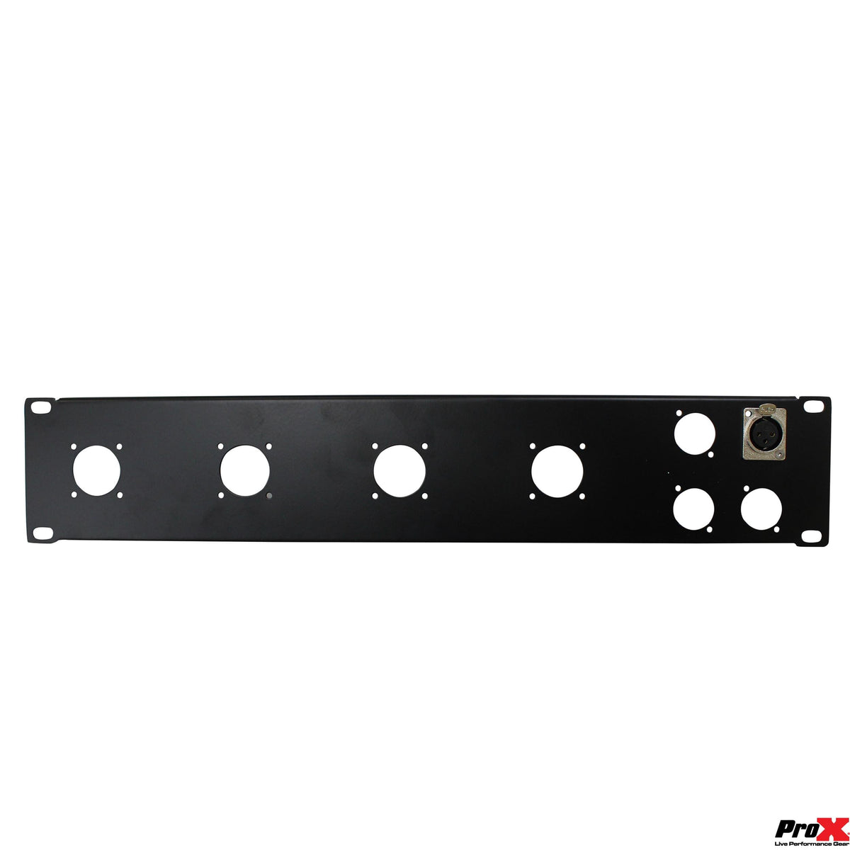 ProX 2U-4 XLR D +4 NL4 or NAC3 Unloaded Rack Panel.