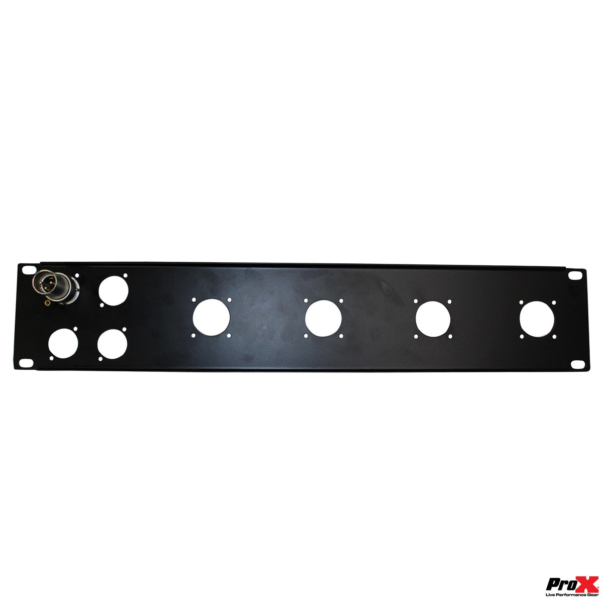 ProX 2U-4 XLR D +4 NL4 or NAC3 Unloaded Rack Panel.