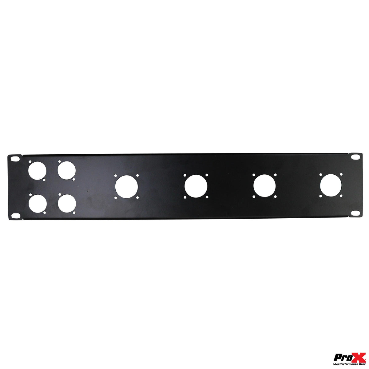 ProX 2U-4 XLR D +4 NL4 or NAC3 Unloaded Rack Panel.