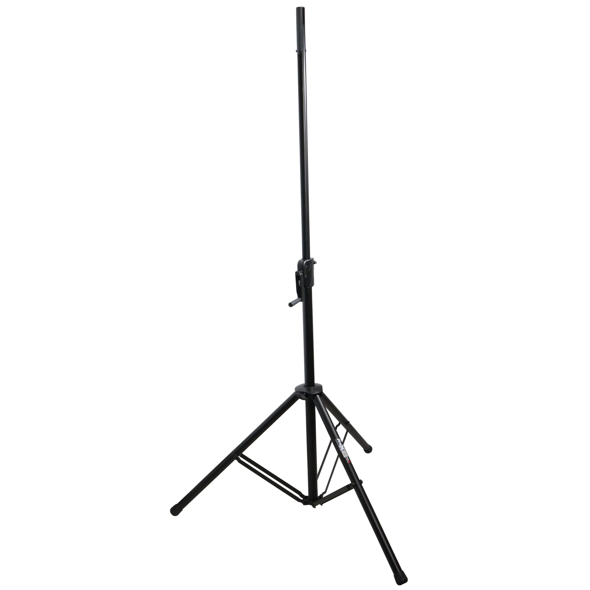 ProX 6' Ft Twin Pack Professional Telescoping Crank Speaker Stand Set with Carrying Bag Black Finish