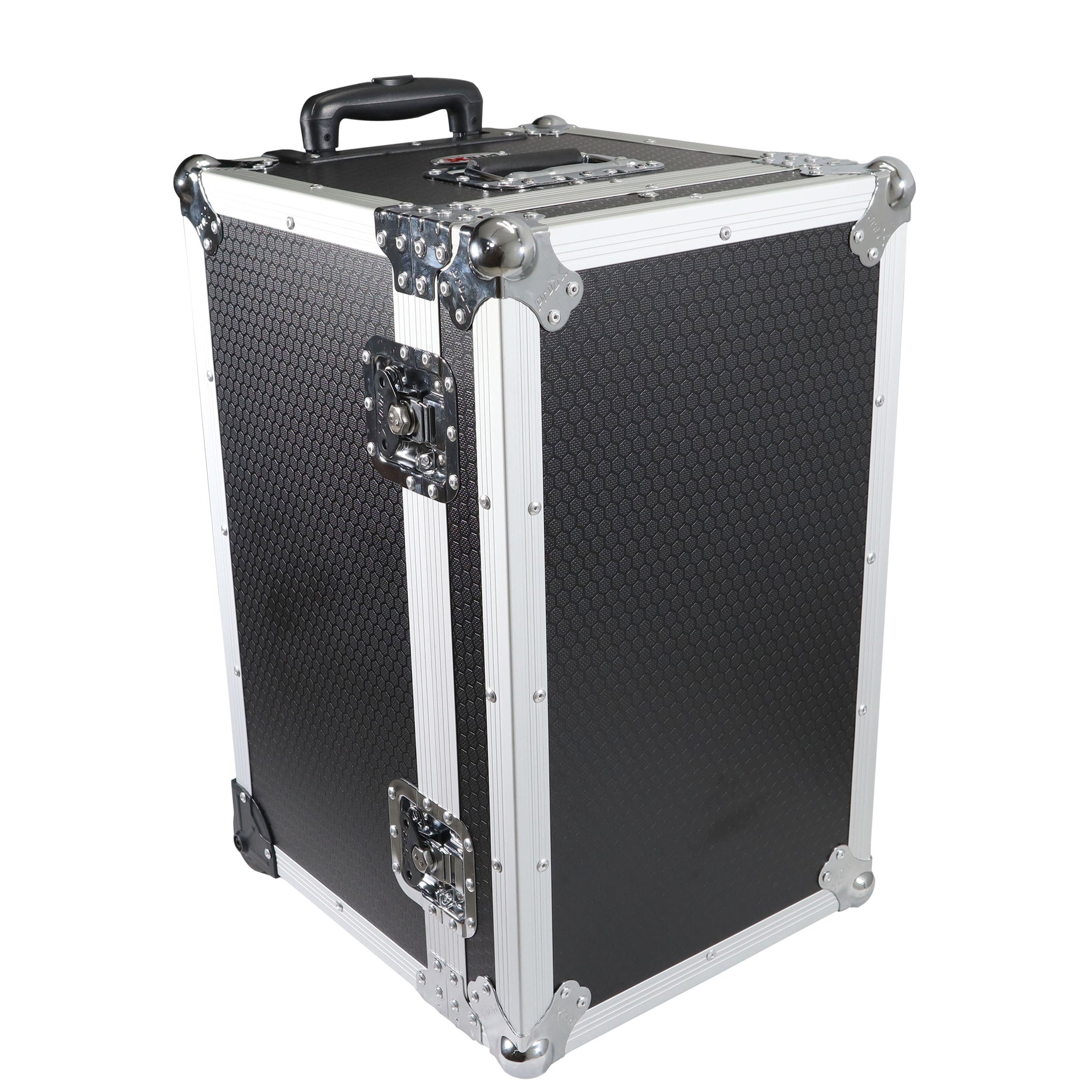 ProX Rolling Utility Case W/ Retractable Handle and Low-Profile Recessed Wheels 17x24.5x15" Exterior For Cabales/100 LP Vinyl Records