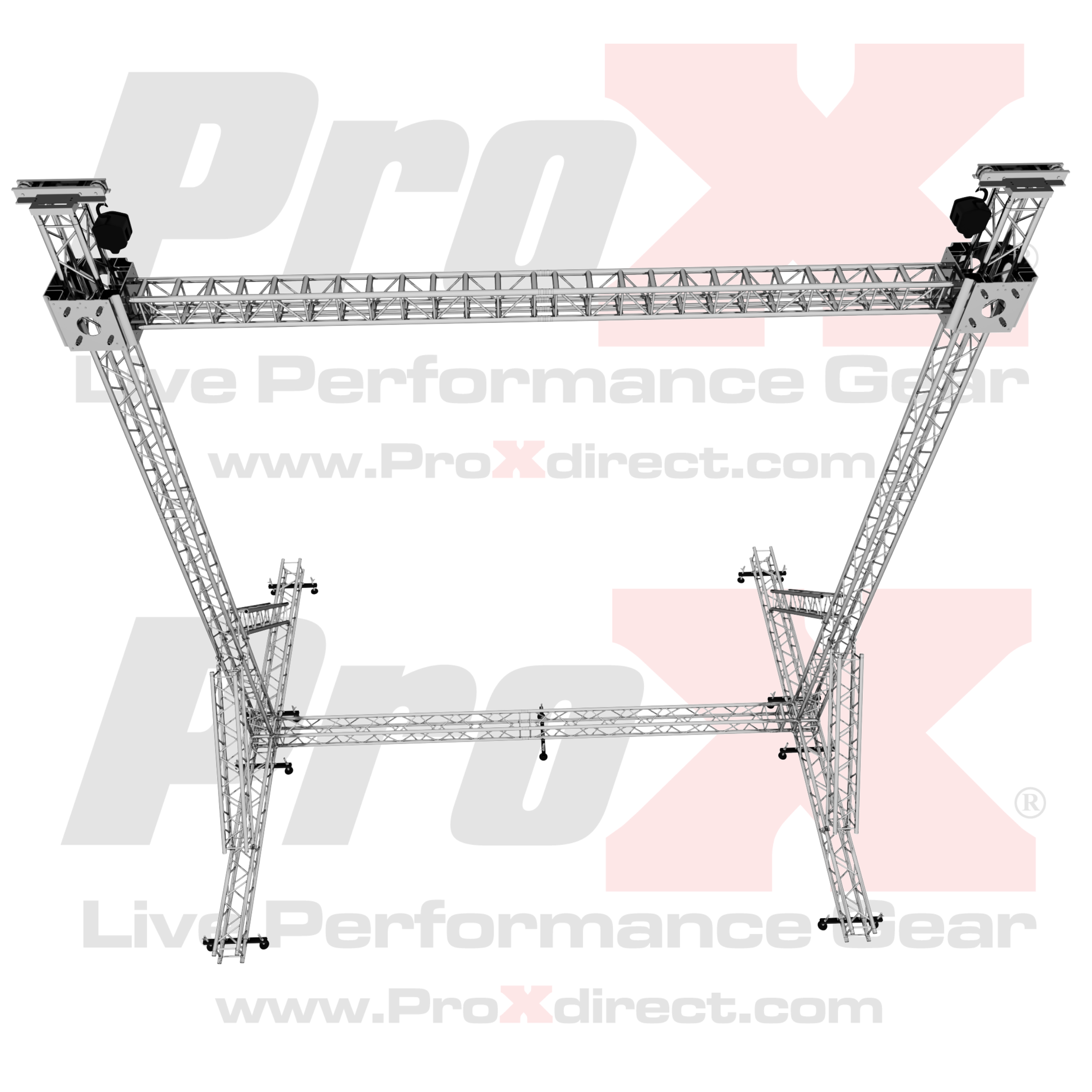 ProX LED Screen Display Panel Video Fly Wall Truss Ground Support System 20'W x 23'H TriGrip