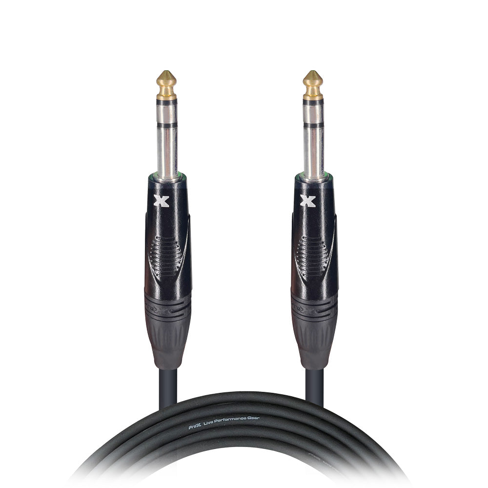 ProX 5 Ft. Balanced 1/4" TRS-M to TRS-M High Performance Audio Cable