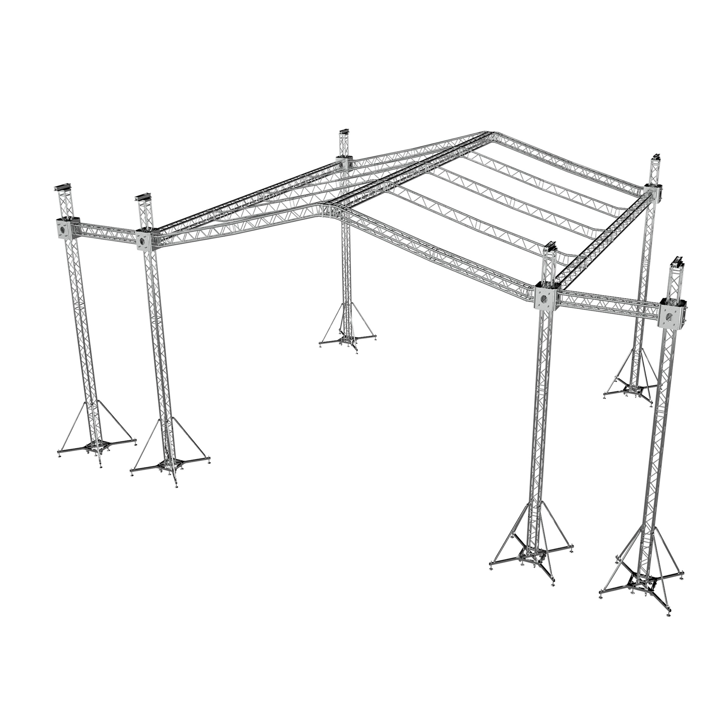 ProX 12D Stage Roofing Truss System Package with Speaker Wings