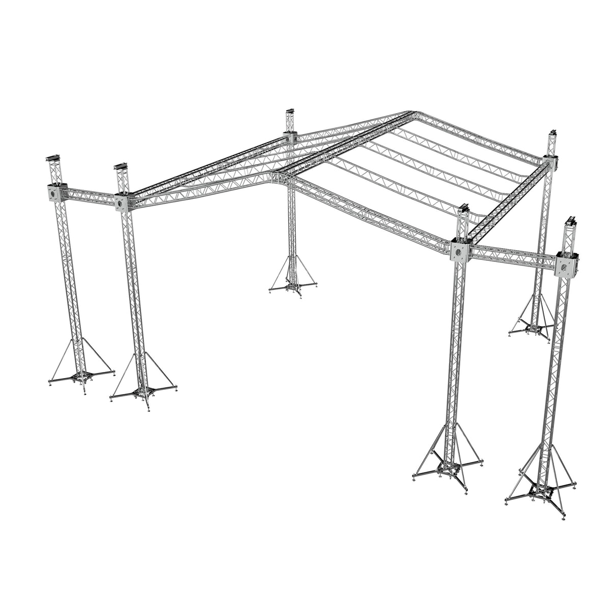 ProX 12D Stage Roofing Truss System Package with Speaker Wings.