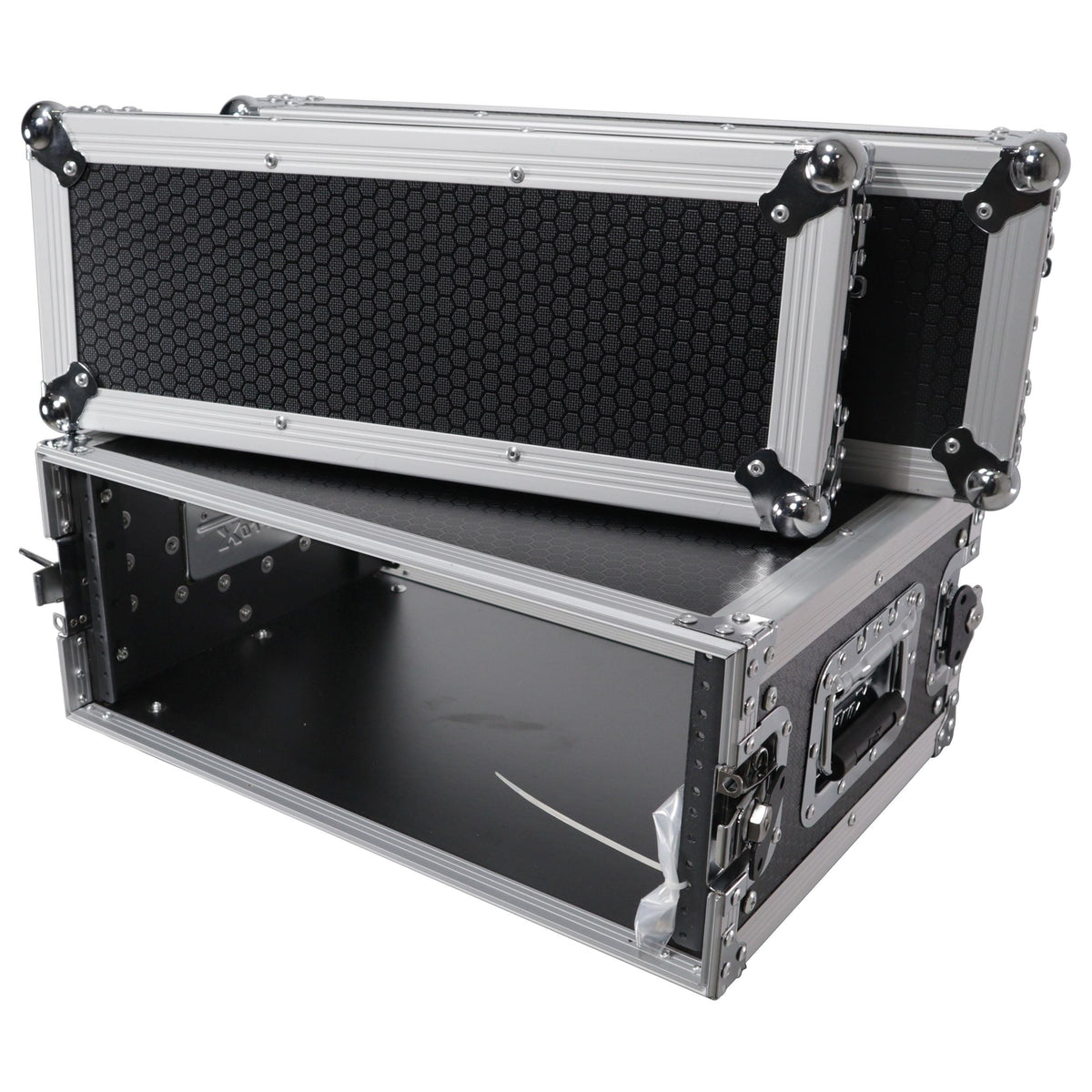 ProX 4U Deluxe Effects Rack 14" Deep Rail to Rail W/Handles.