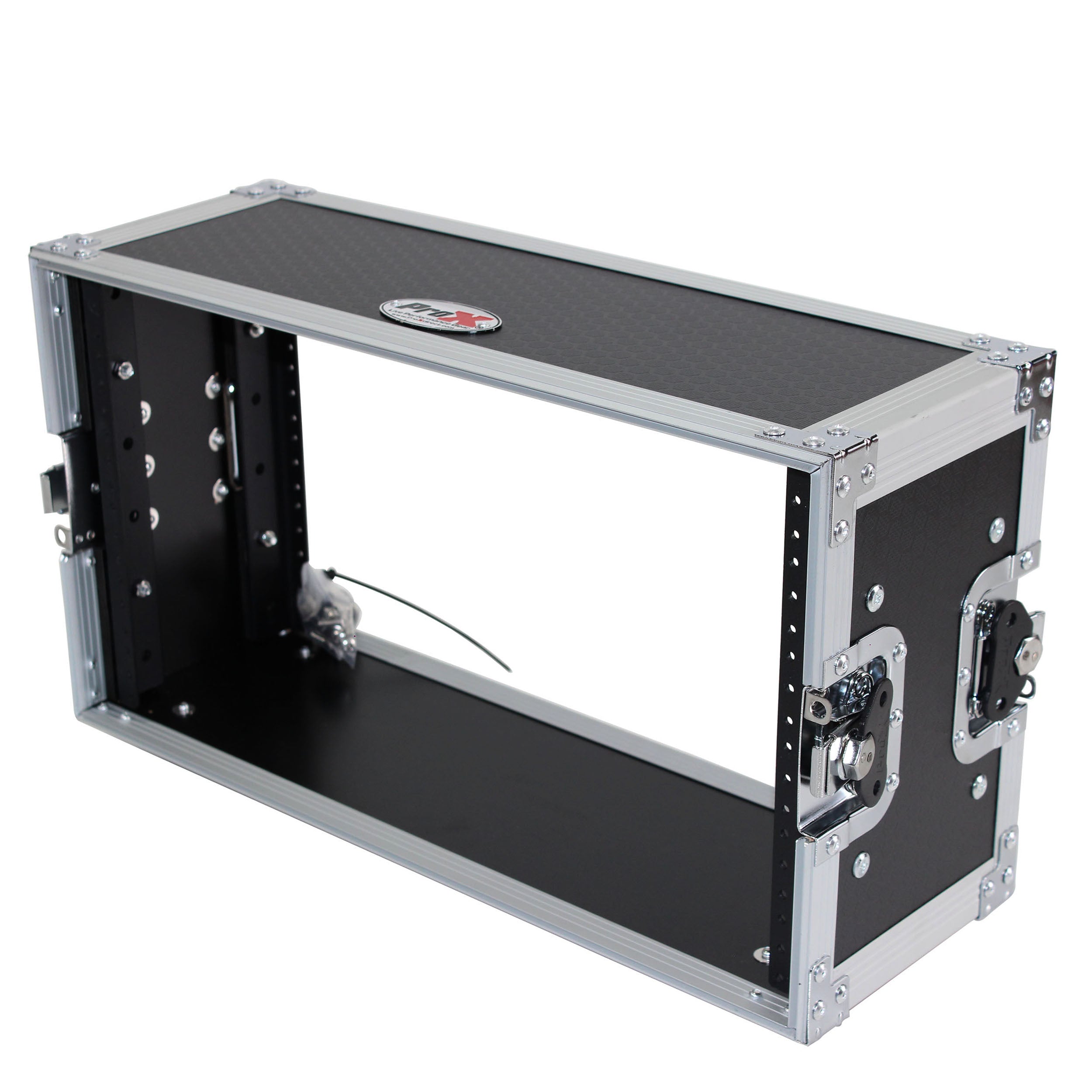ProX 6U Deluxe Effects Rack 7 In Deep Rail to Rail | W-Handles