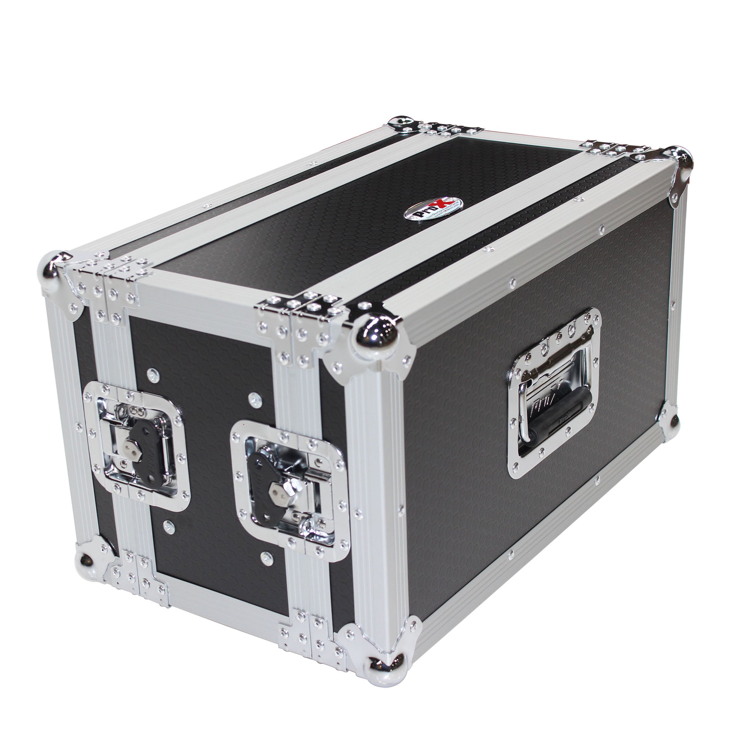 ProX 6U Deluxe Effects Rack 7 In Deep Rail to Rail | W-Handles