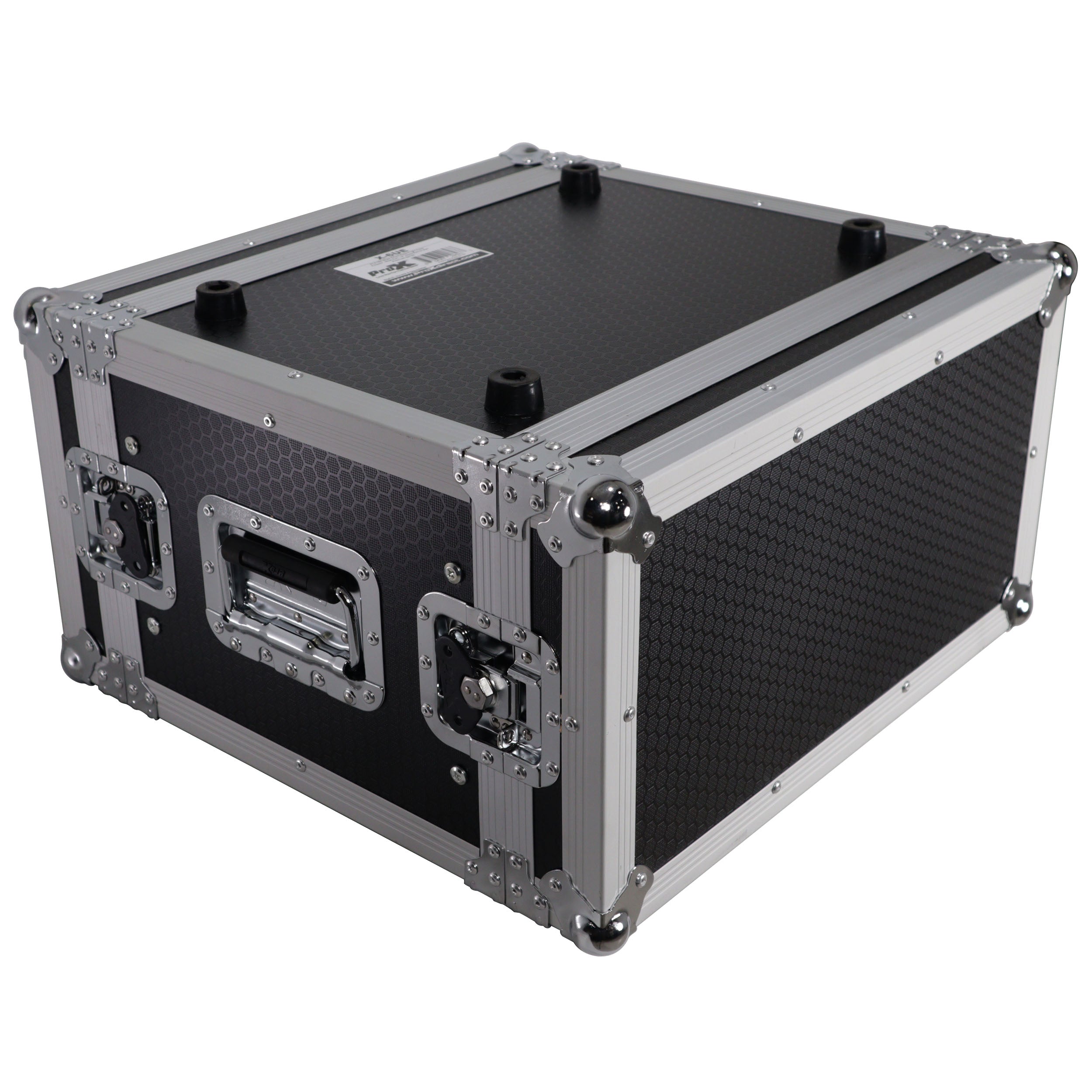 ProX 6U Deluxe 14" Deep 19" Width Amp Effects Rack Flight Hard Case