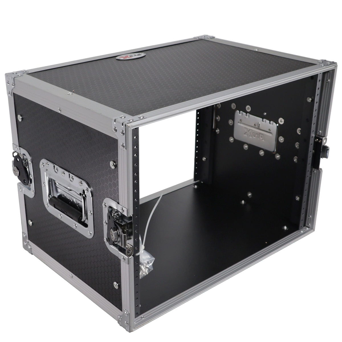 ProX 8U Deluxe Effects Rack Case 14 In Deep Rail to Rail.