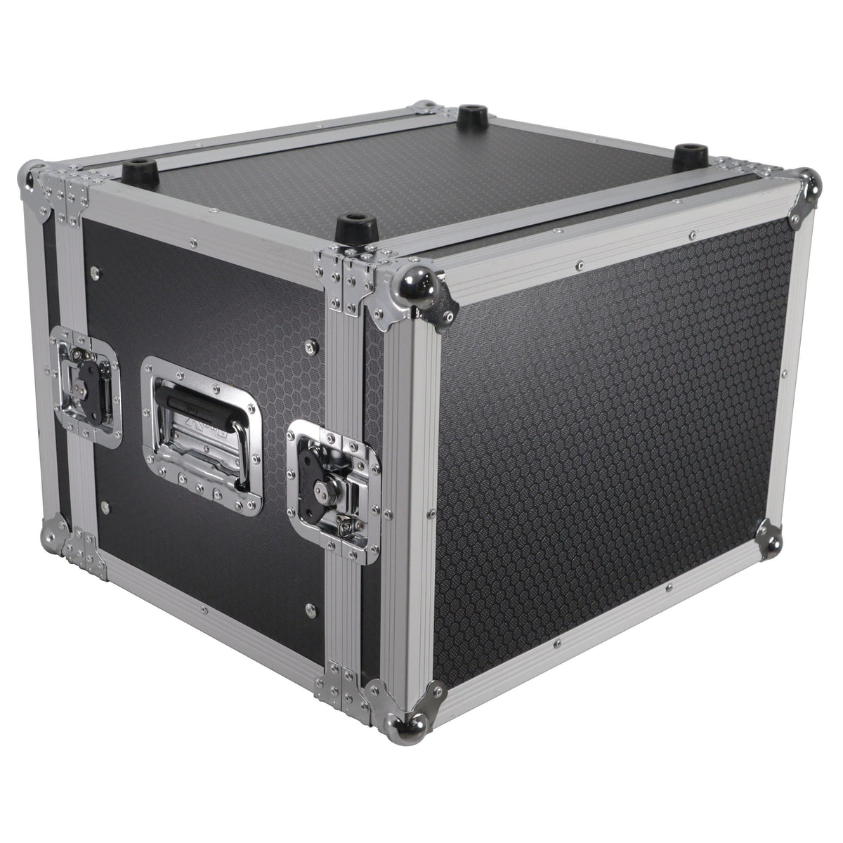 ProX 8U Deluxe Effects Rack Case 14 In Deep Rail to Rail.