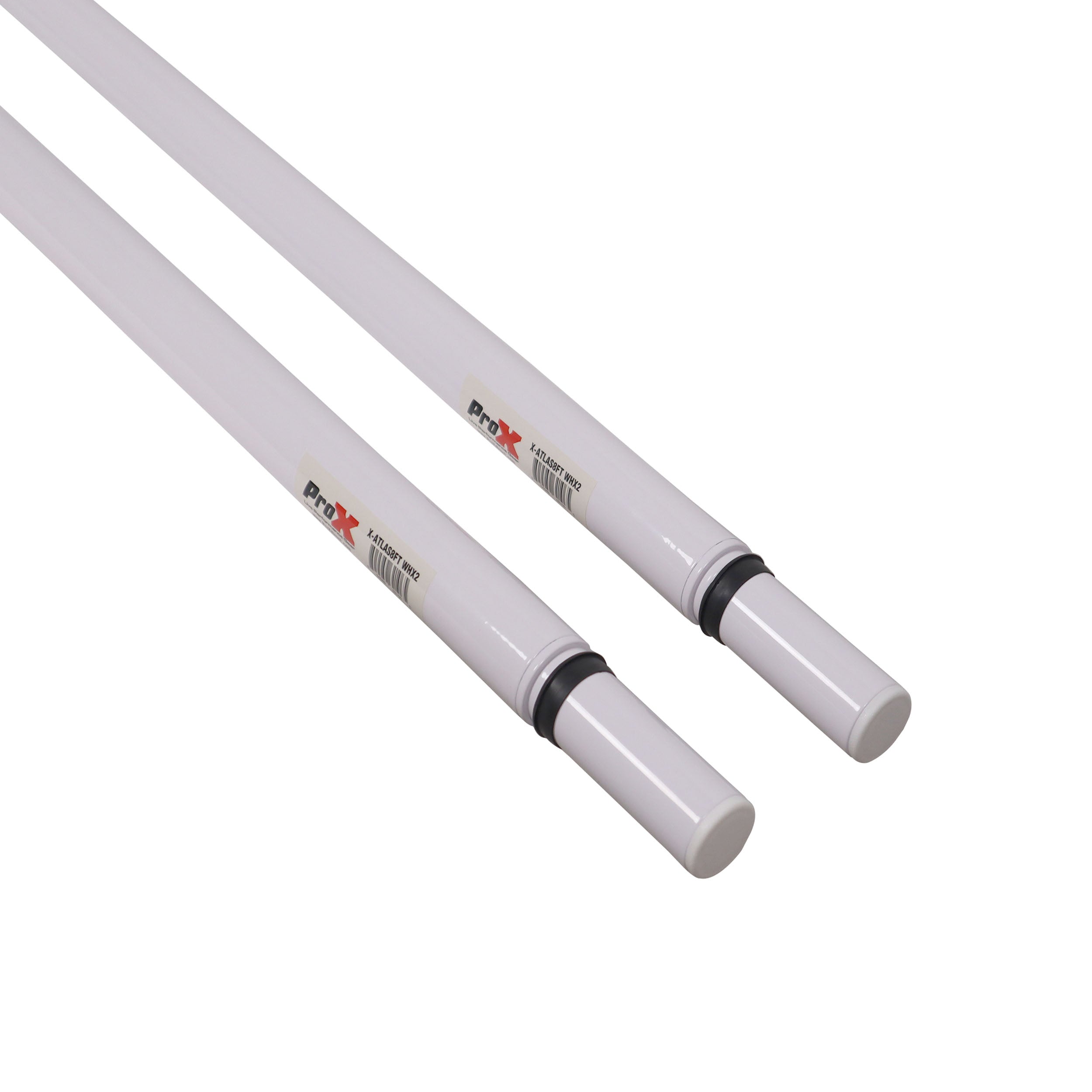 ProX Set of 2 Atlas Telescoping Poles White 56"–96" Adjustable Height