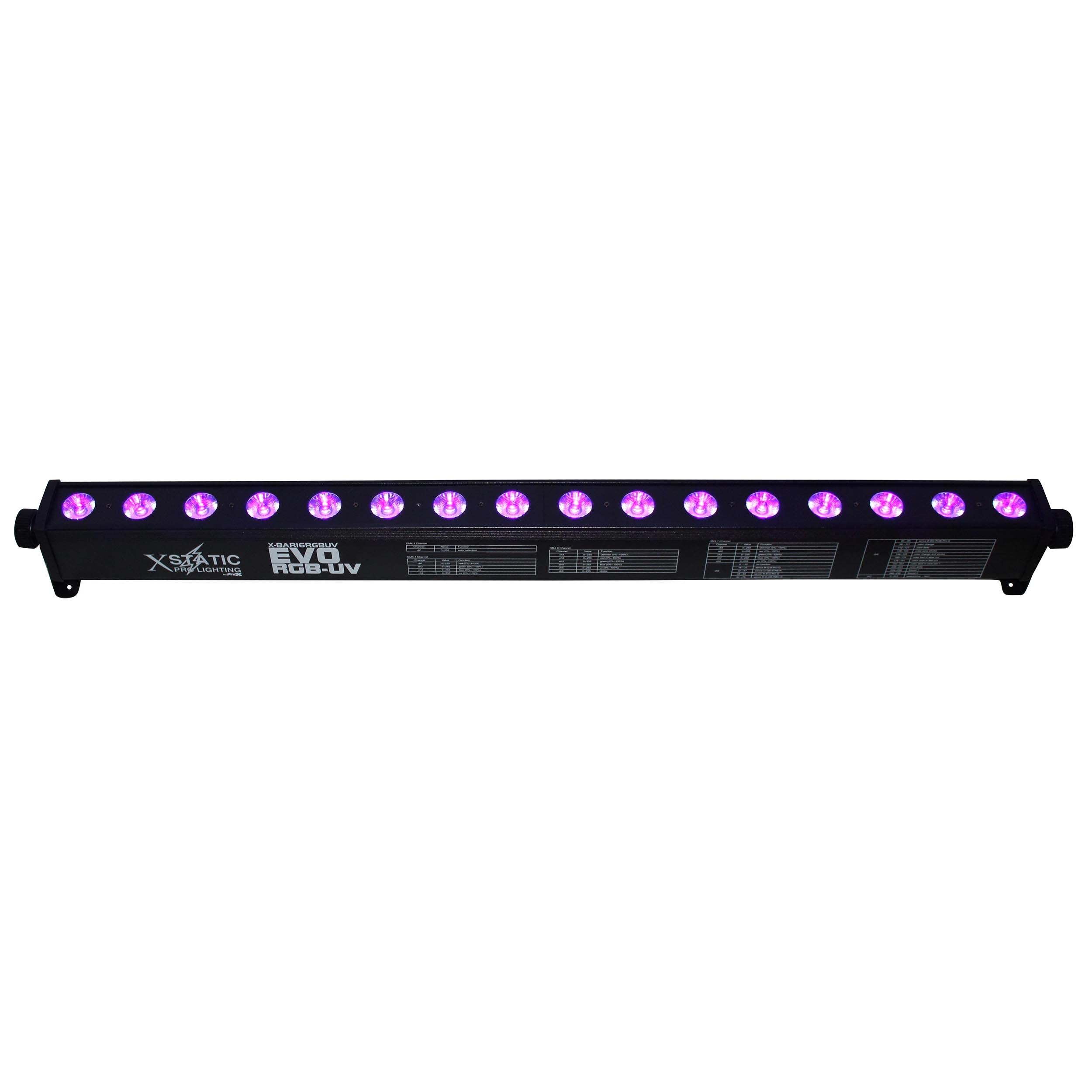 ProX EVO RGB-UV Bar16 64W High Power RGB-UV LED Wash Light