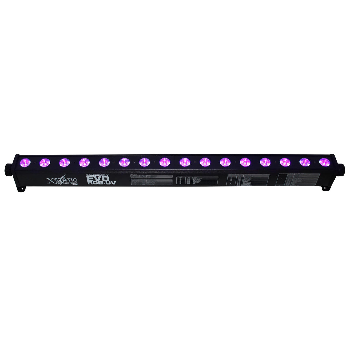 ProX EVO RGB-UV Bar16 64W High Power RGB-UV LED Wash Light.