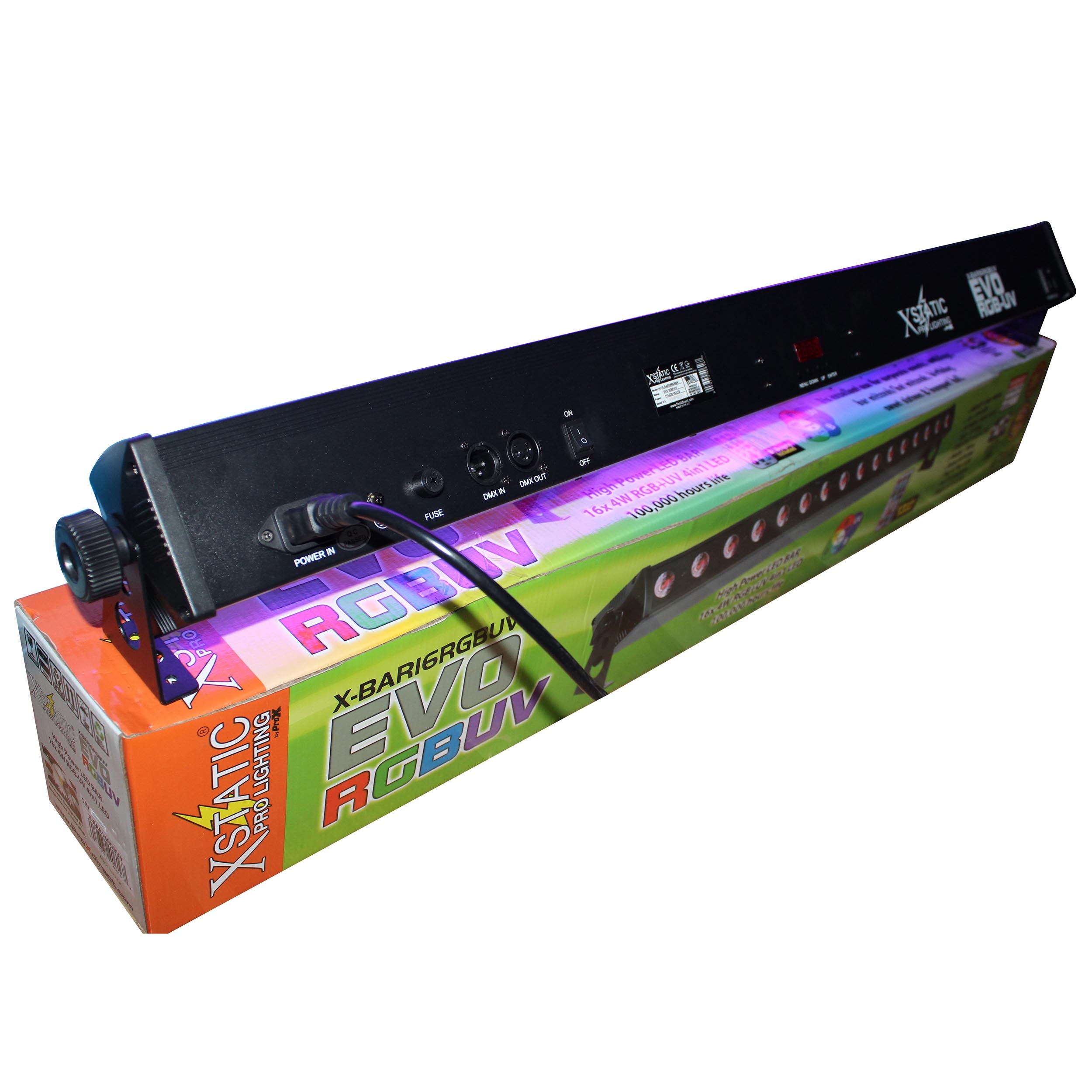 ProX EVO RGB-UV Bar16 64W High Power RGB-UV LED Wash Light