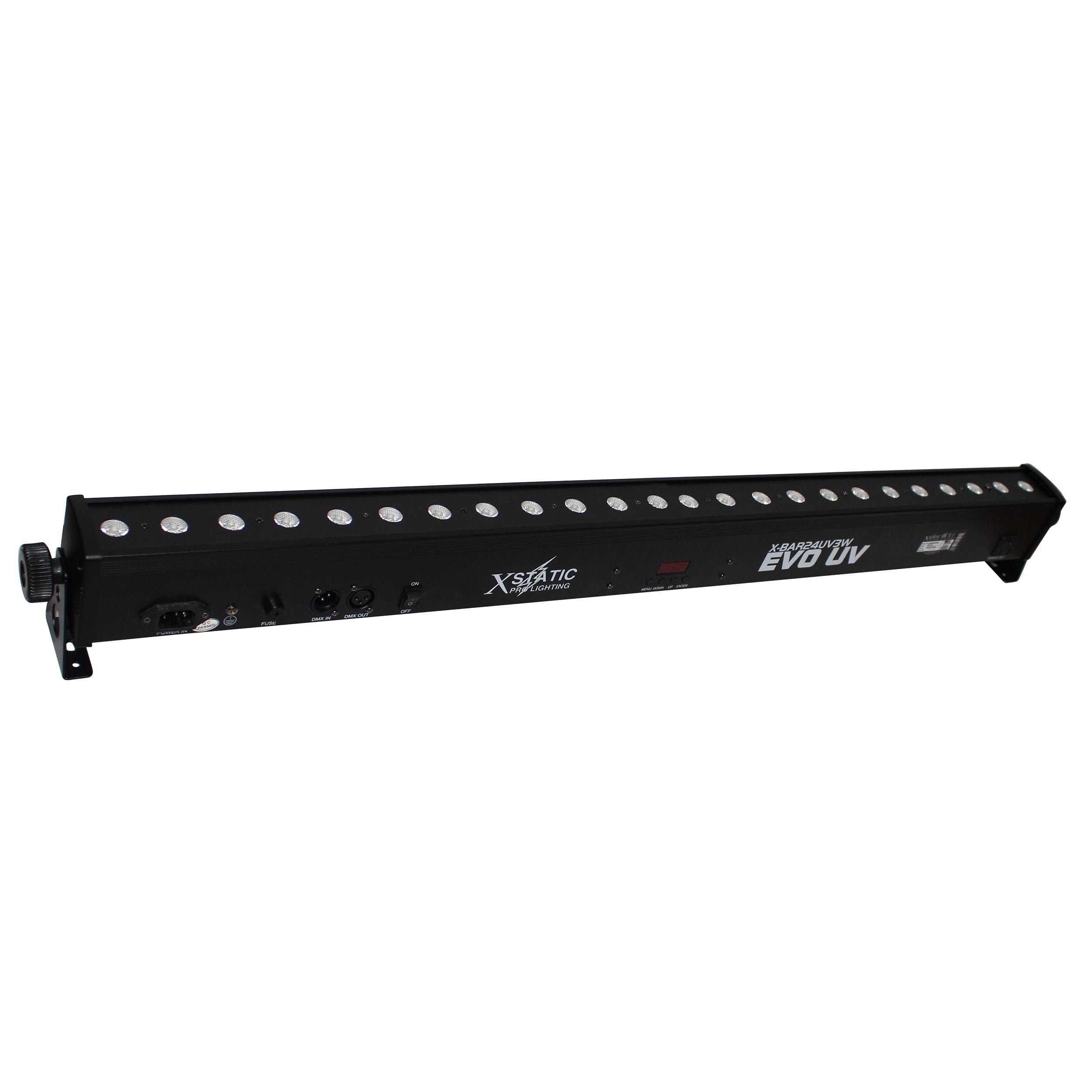 ProX Evo UV 24 3W LED Ultraviolet Black Light Bar