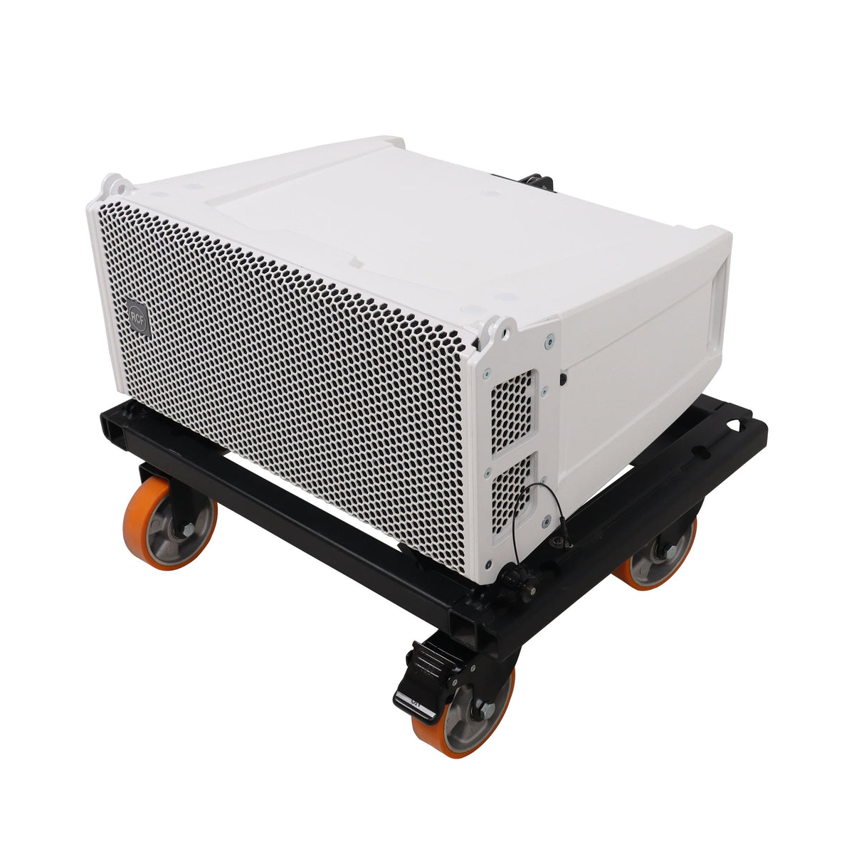 ProX Heavy-Duty Wheel Dolly Fastening System for RCF HDL6A HDL26A Line Array Speakers Holds Up to 6 Cabinets.