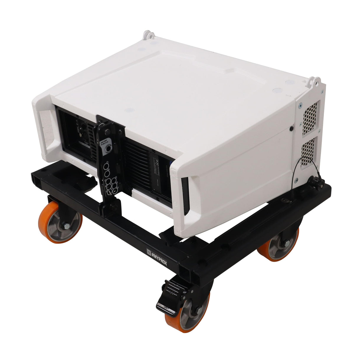 ProX Heavy-Duty Wheel Dolly Fastening System for RCF HDL6A HDL26A Line Array Speakers Holds Up to 6 Cabinets.