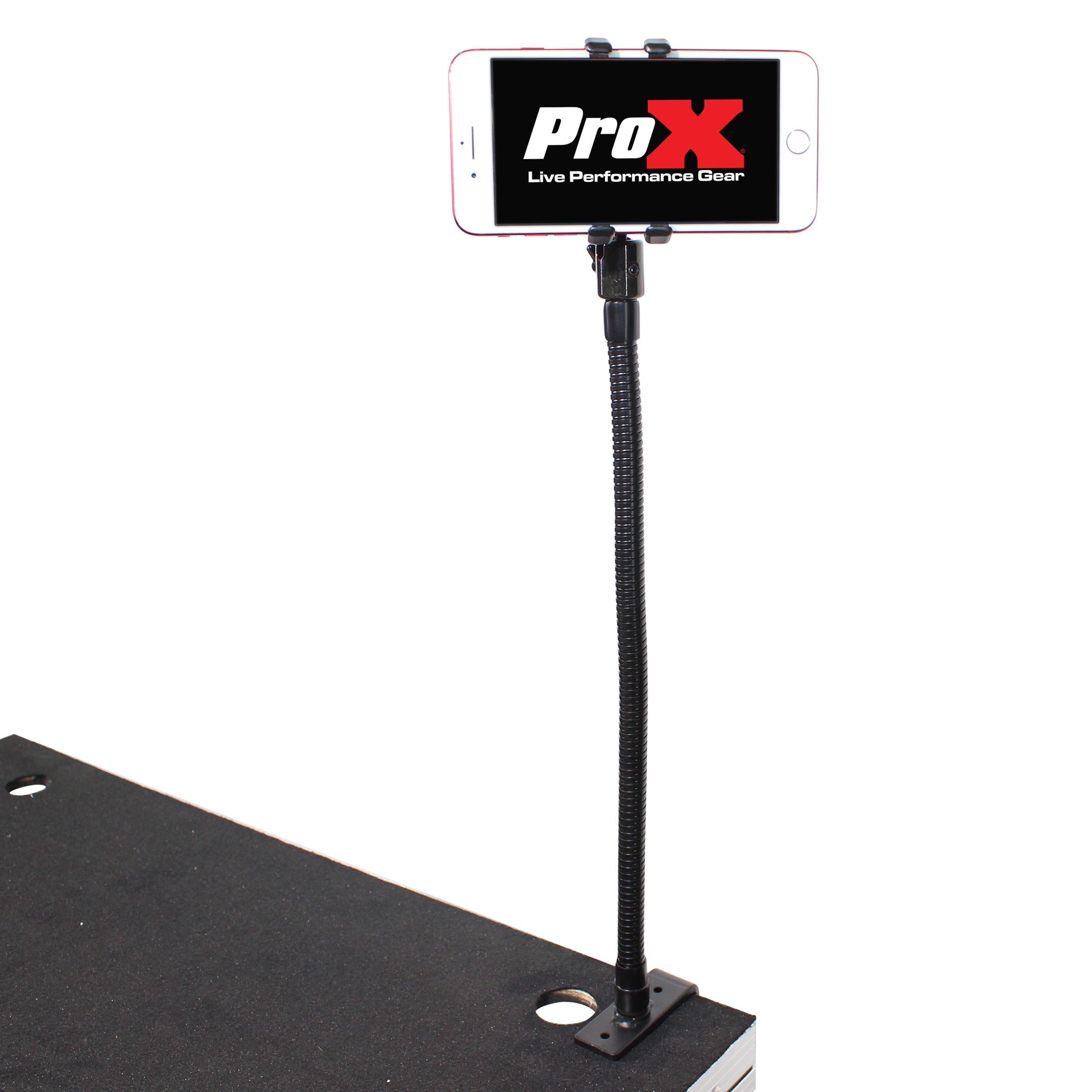 ProX Mobi Buddy Hands Free Mobile Device Clip Kit DJ Cellphone holder Selfie Stick Table Stand Tripod Clamp and Case