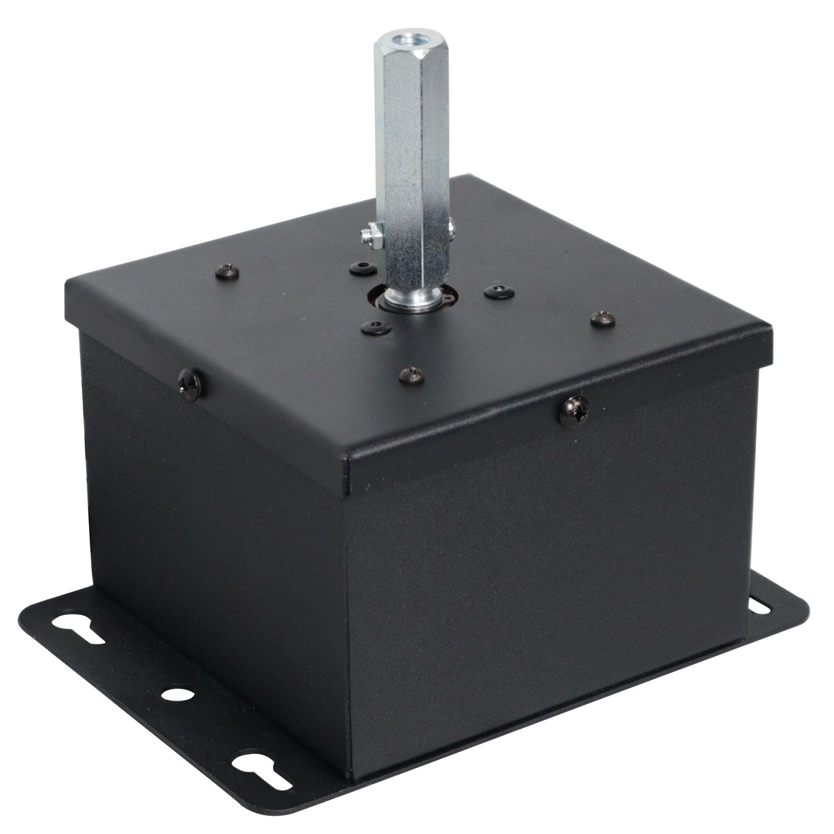 ProX MOTOS Upright Mirror Ball Oscillating 1RPM Motor – Mounts up to 30" Mirror Balls Black Finish.
