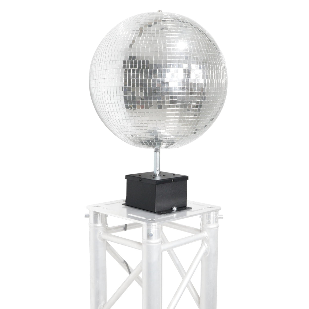ProX MOTOS Upright Mirror Ball Oscillating 1RPM Motor – Mounts up to 30" Mirror Balls Black Finish.