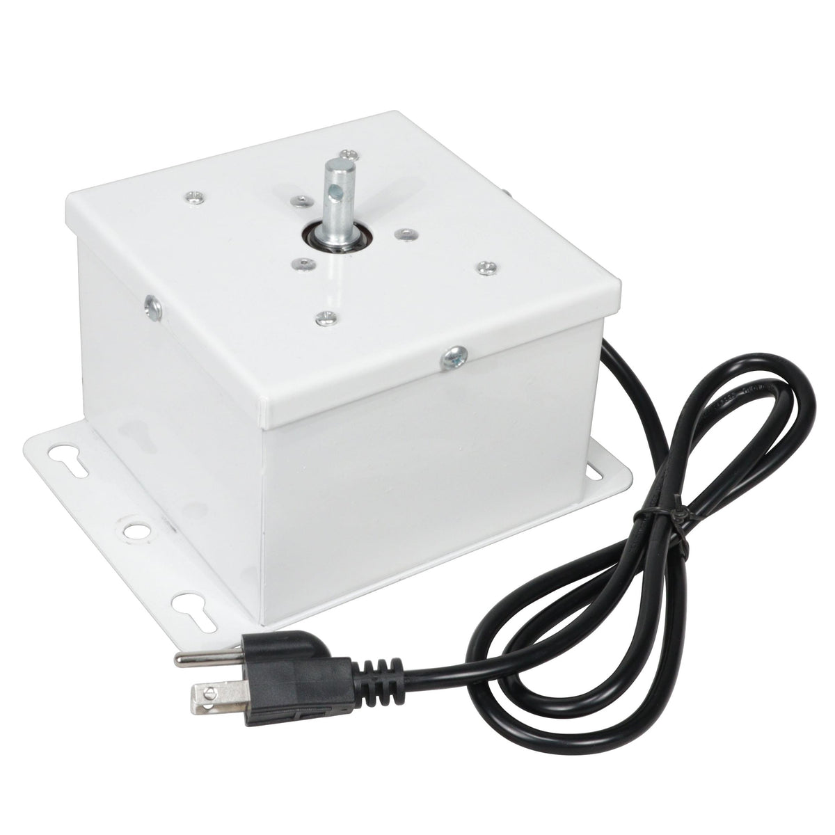 ProX MOTOS Upright Mirror Ball Oscillating 1RPM Motor – Mounts up to 30" Mirror Balls White Finish.
