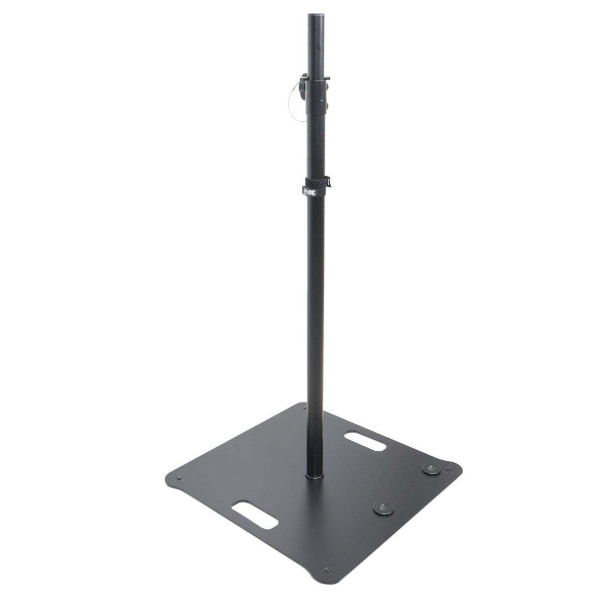 ProX POLARIS Portable Speaker and Lighting Pair Stand Kit with Base Plate, Adjustable Pole, and Carry Bags - Black Finish.