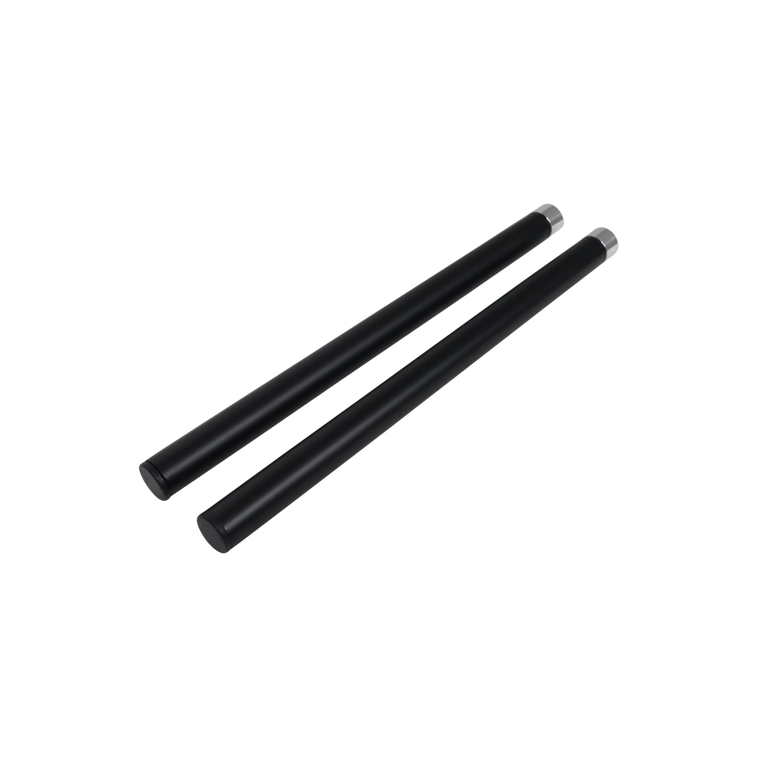 ProX 20" Set of 2 Speaker Extension Poles with M20 Thread and 1-3/8 in. Adapter – Black, 200 lb Capacity