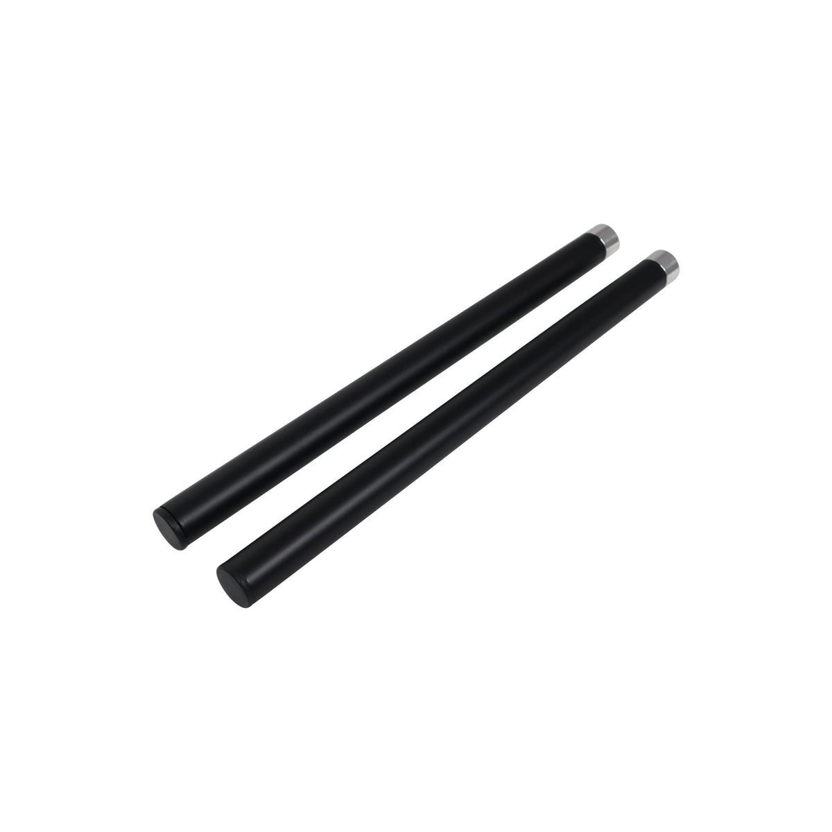 ProX 20" Set of 2 Speaker Extension Poles with M20 Thread and 1-3/8 in. Adapter – Black, 200 lb Capacity.
