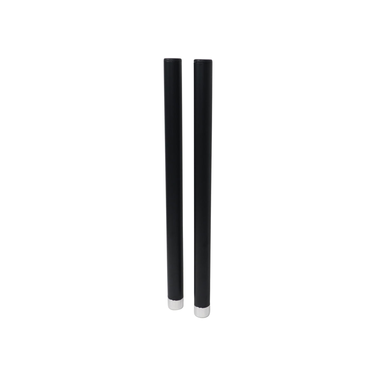 ProX 20" Set of 2 Speaker Extension Poles with M20 Thread and 1-3/8 in. Adapter – Black, 200 lb Capacity.