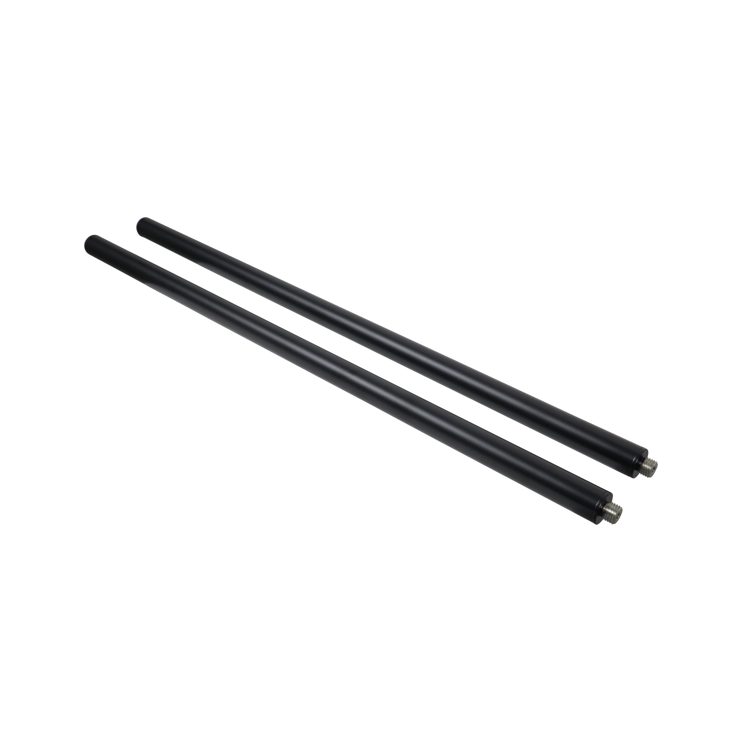 ProX 36" Set of 2 Speaker Extension Poles with M20 Thread and 1-3/8 in. Adapter – Black, 200 lb Capacity