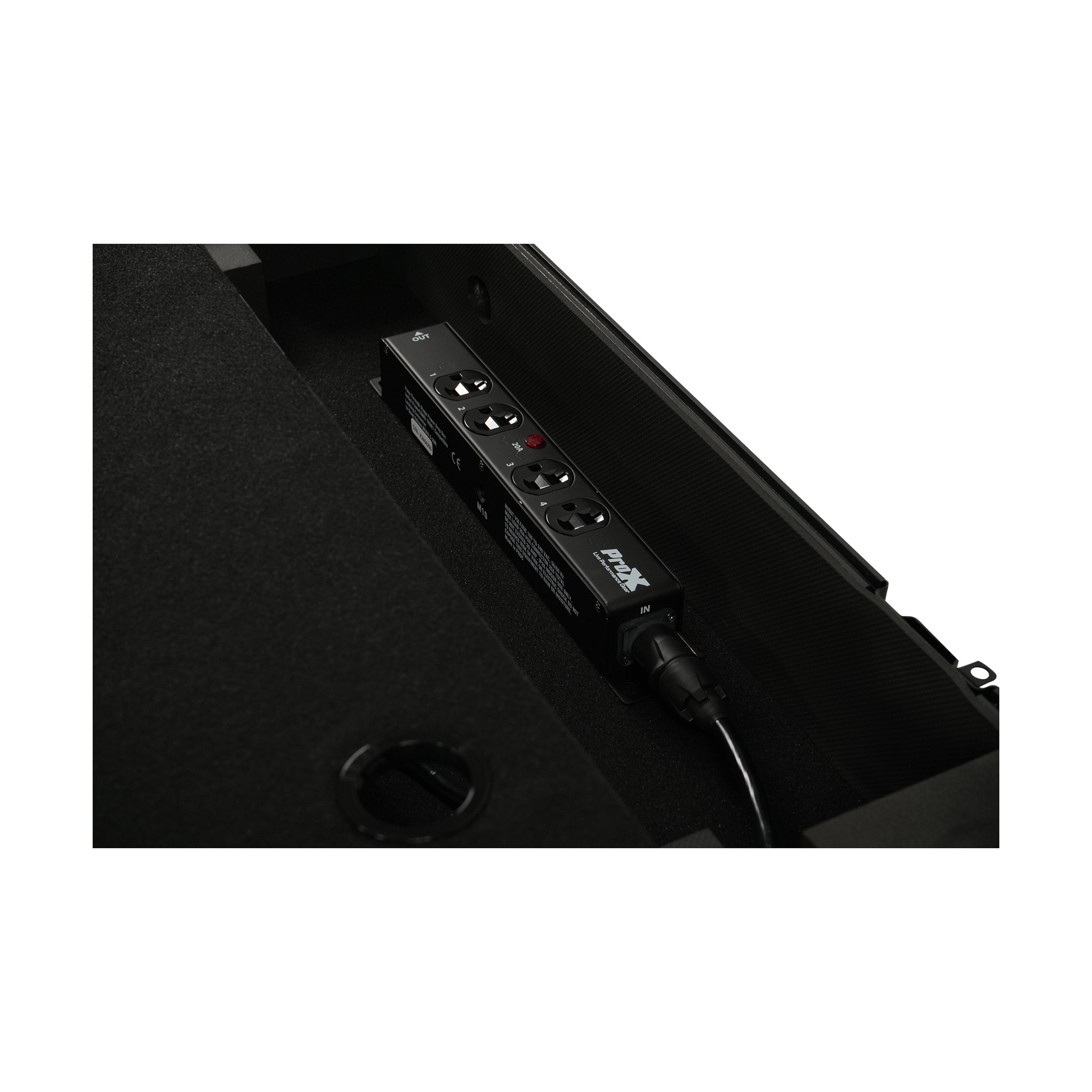 ProX MAYA 4 Outlet Power Strip AC Outlet Box Edison Nema 5-20R with True1 IN/OUT 20A Power Center