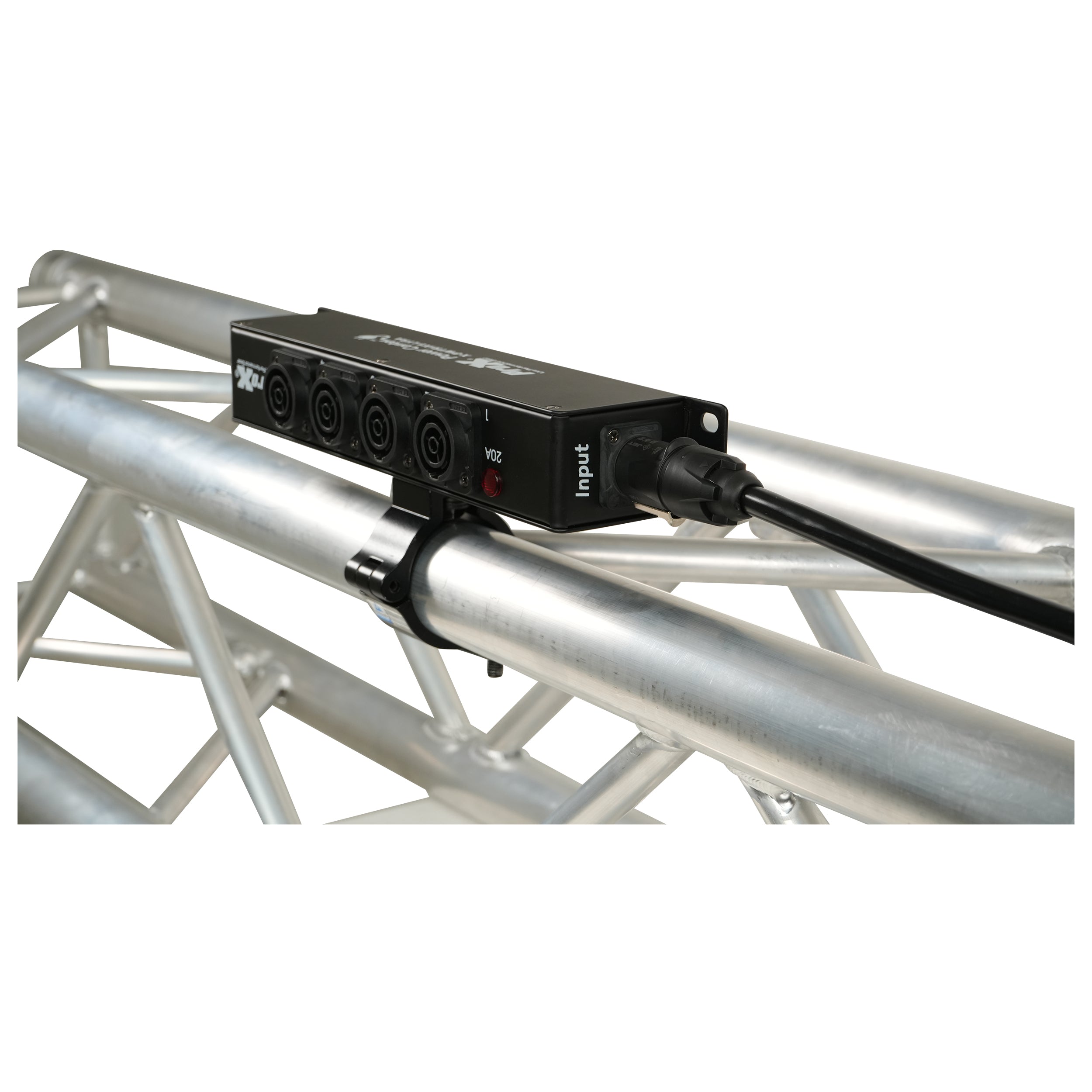 ProX LYRA PowerCenter PowerCON TRUE1 5-Way Power Splitter Box for True1 Power Connection Powers 5 Devices with Power Cord