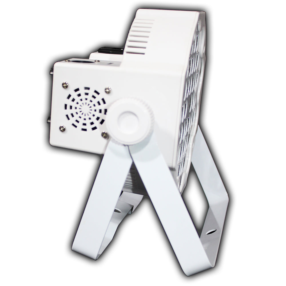 ProX Fusion RGBWA Par 36x 1W LED Slim Par White Housing