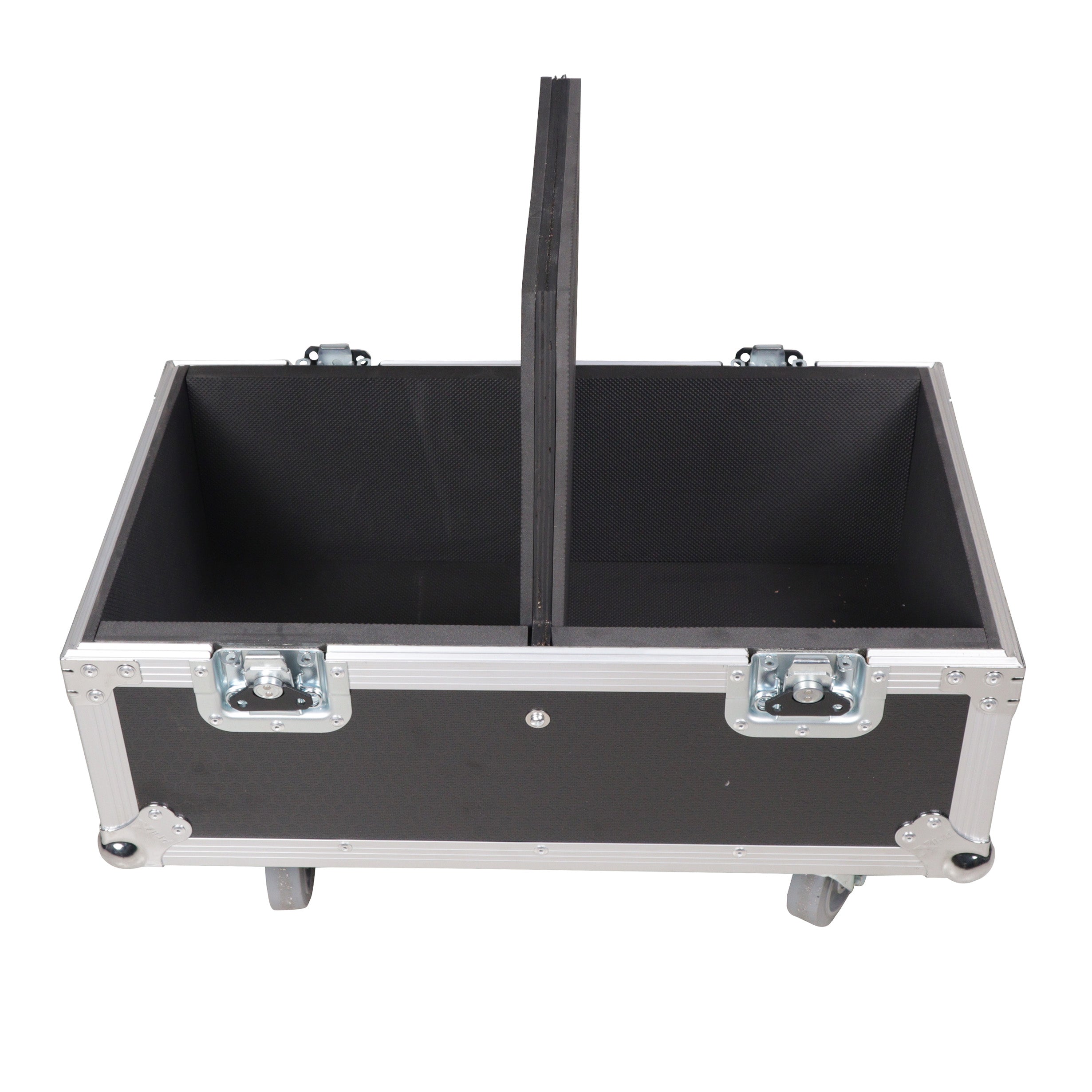 Estuche de transporte doble ProX ATA para 2 subwoofers QSC K8.2 K8 Series con ruedas de 4 pulgadas