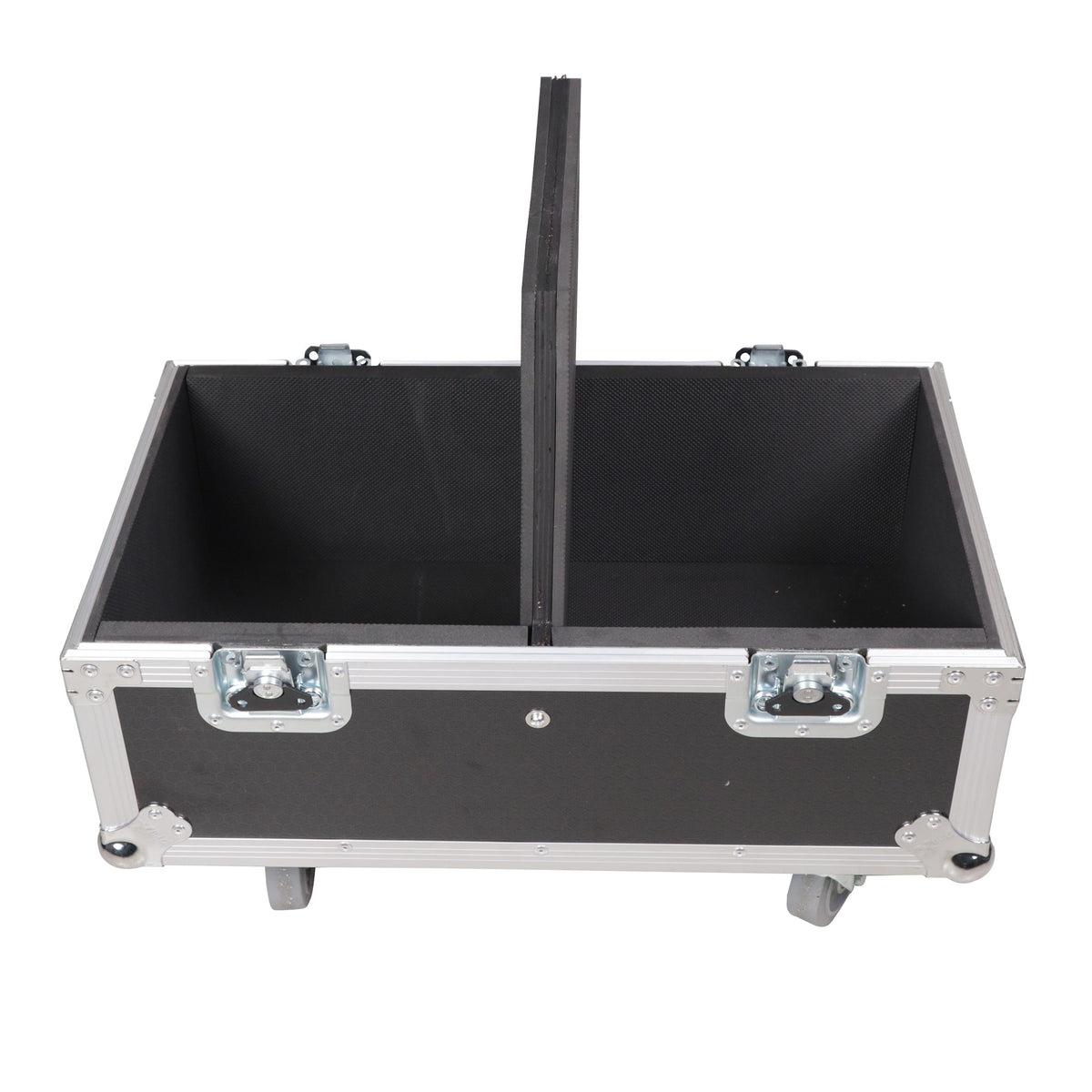 ProX XS-QSCK8MK2 - ATA Dual Speaker Flight Case For 2x QSC K8.2 K8 Series Subwoofer Speakers with 4 in. Casters