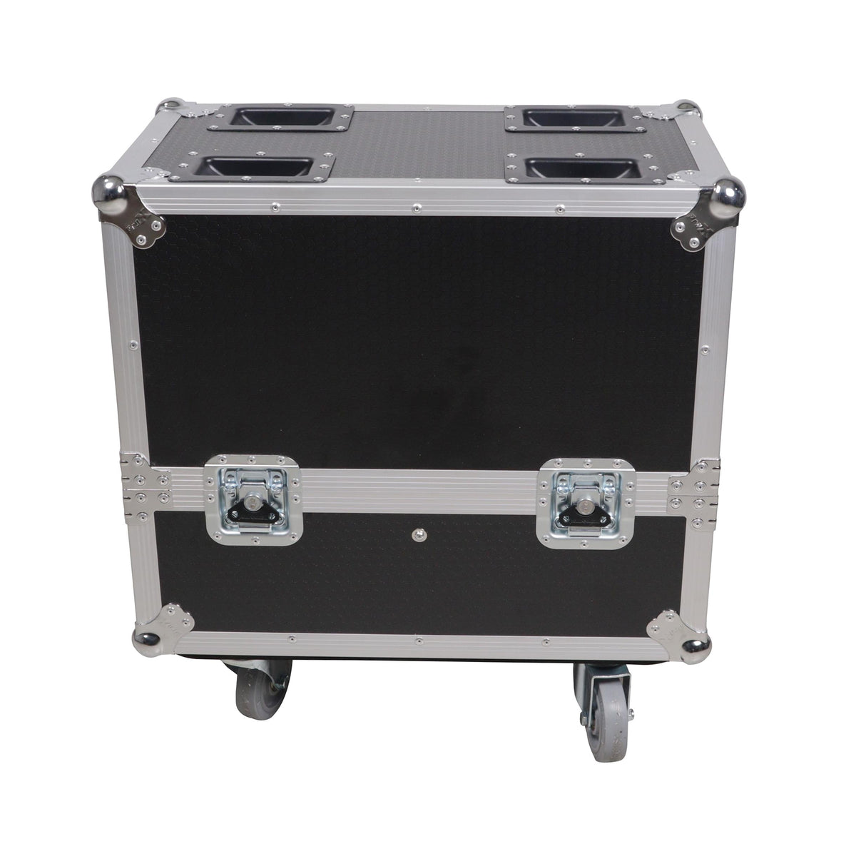 ProX XS-QSCK8MK2 - ATA Dual Speaker Flight Case For 2x QSC K8.2 K8 Series Subwoofer Speakers with 4 in. Casters