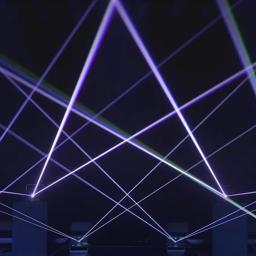 ProX Unity High Power RGB Laser Light Show Projector System for Commercial Outdoor Use.