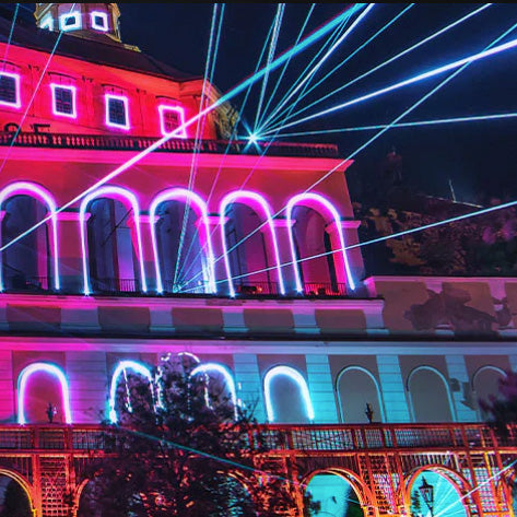 ProX Unity High Power RGB Laser Light Show Projector System for Commercial Outdoor Use