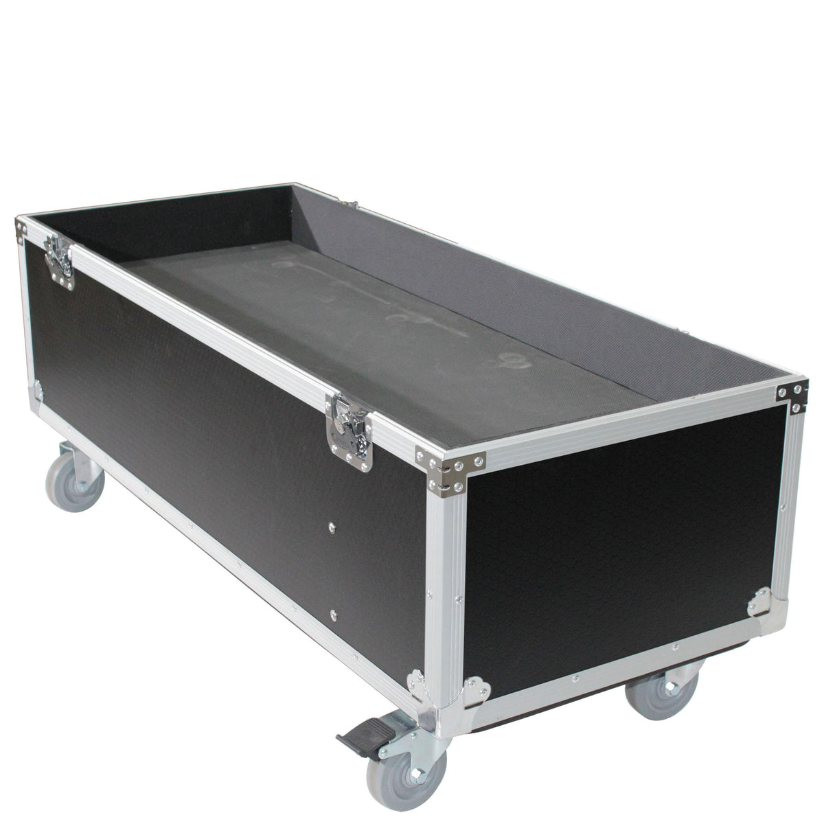 ProX ATA Flight Case for 2x RCF EVOX12 or EV Evolve 50 Compact Arrays Fits Two Speakers and Subwoofers.