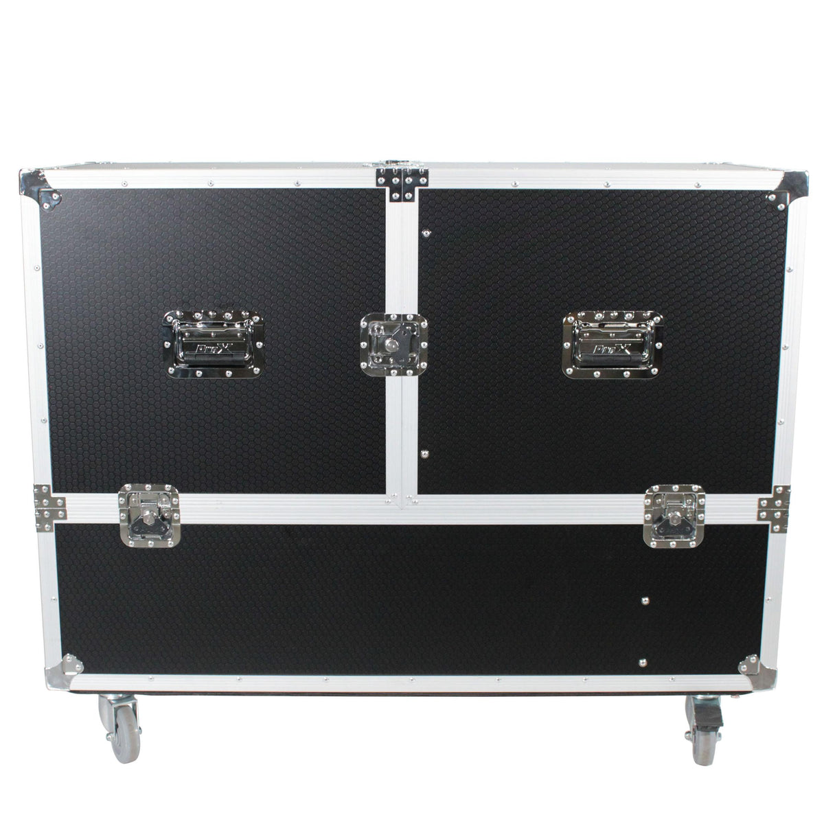ProX ATA Flight Case for 2x QSC KC12 Compact Arrays Fits Two Speakers and Subwoofers.