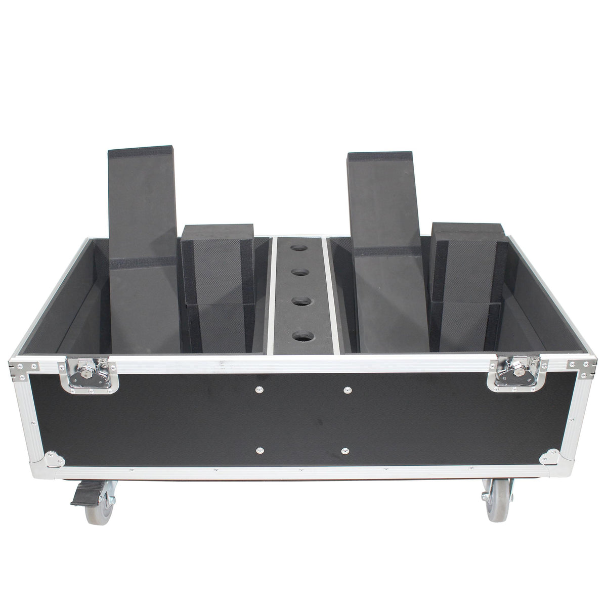 ProX ATA Style Flight-Road Case For RCF EVOX 8 J8 JMIX8 Speaker Array System Fits Two Speakers and Subs.