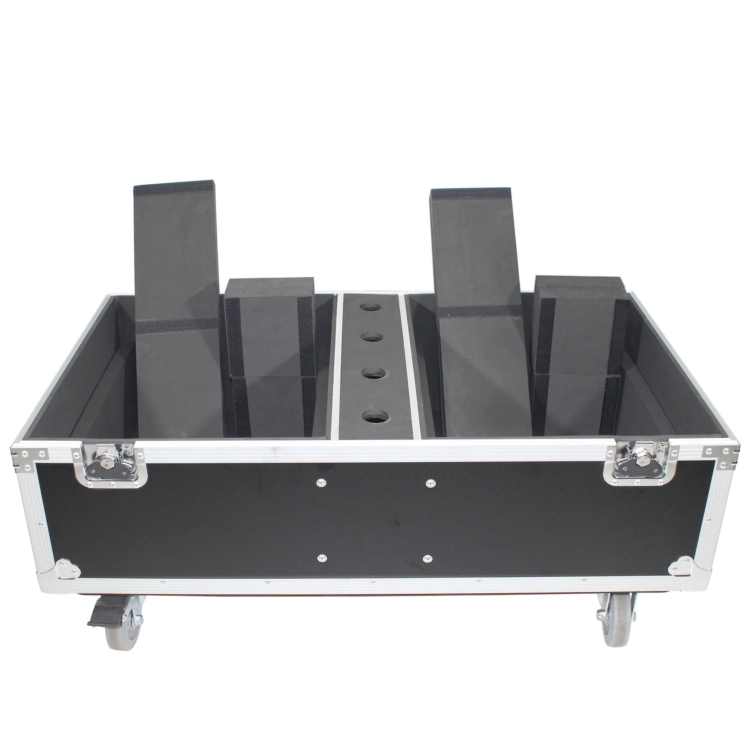 ProX ATA Style Flight-Road Case For RCF EVOX 8 J8 JMIX8 Speaker Array System Fits Two Speakers and Subs