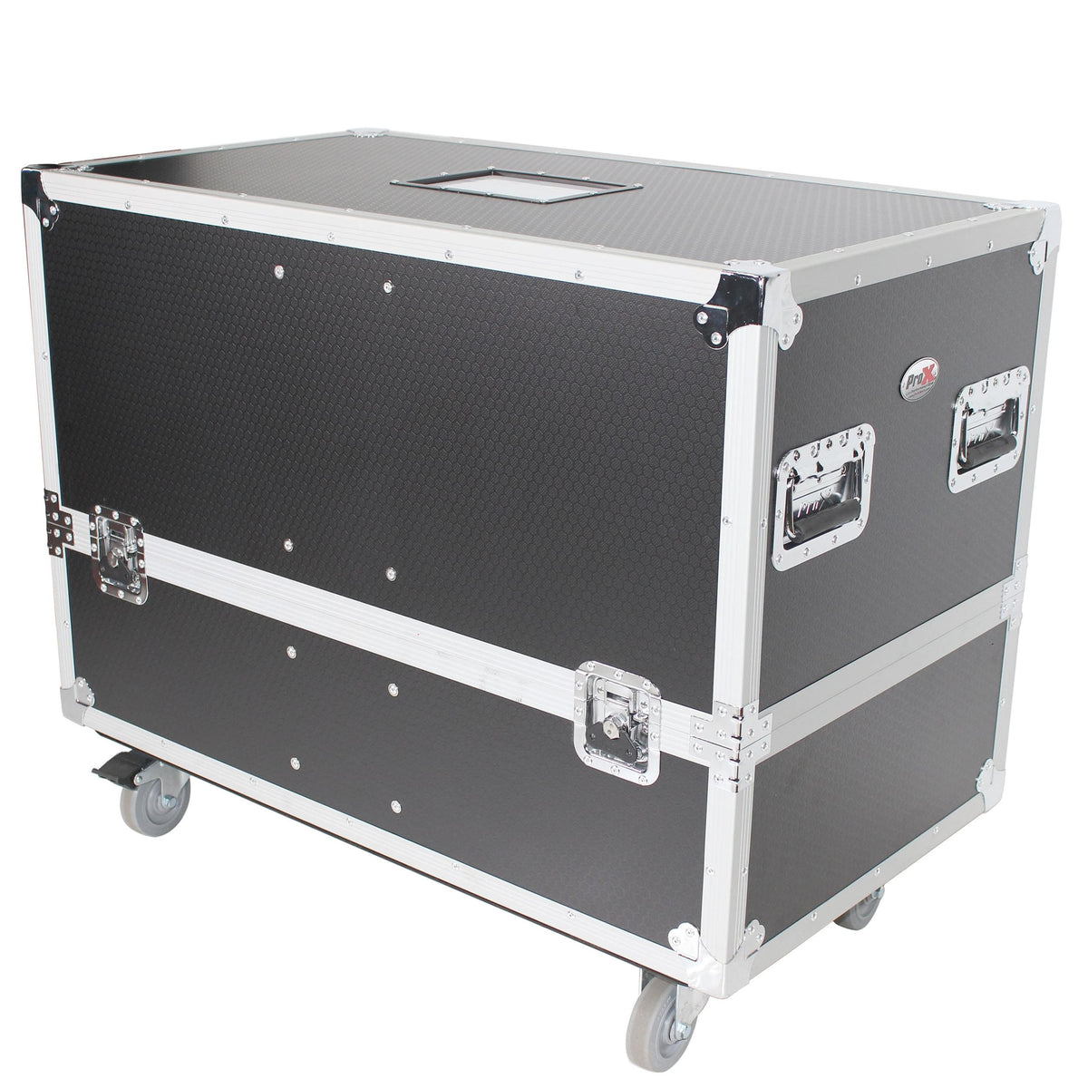 ProX ATA Style Flight-Road Case For RCF EVOX 8 J8 JMIX8 Speaker Array System Fits Two Speakers and Subs.