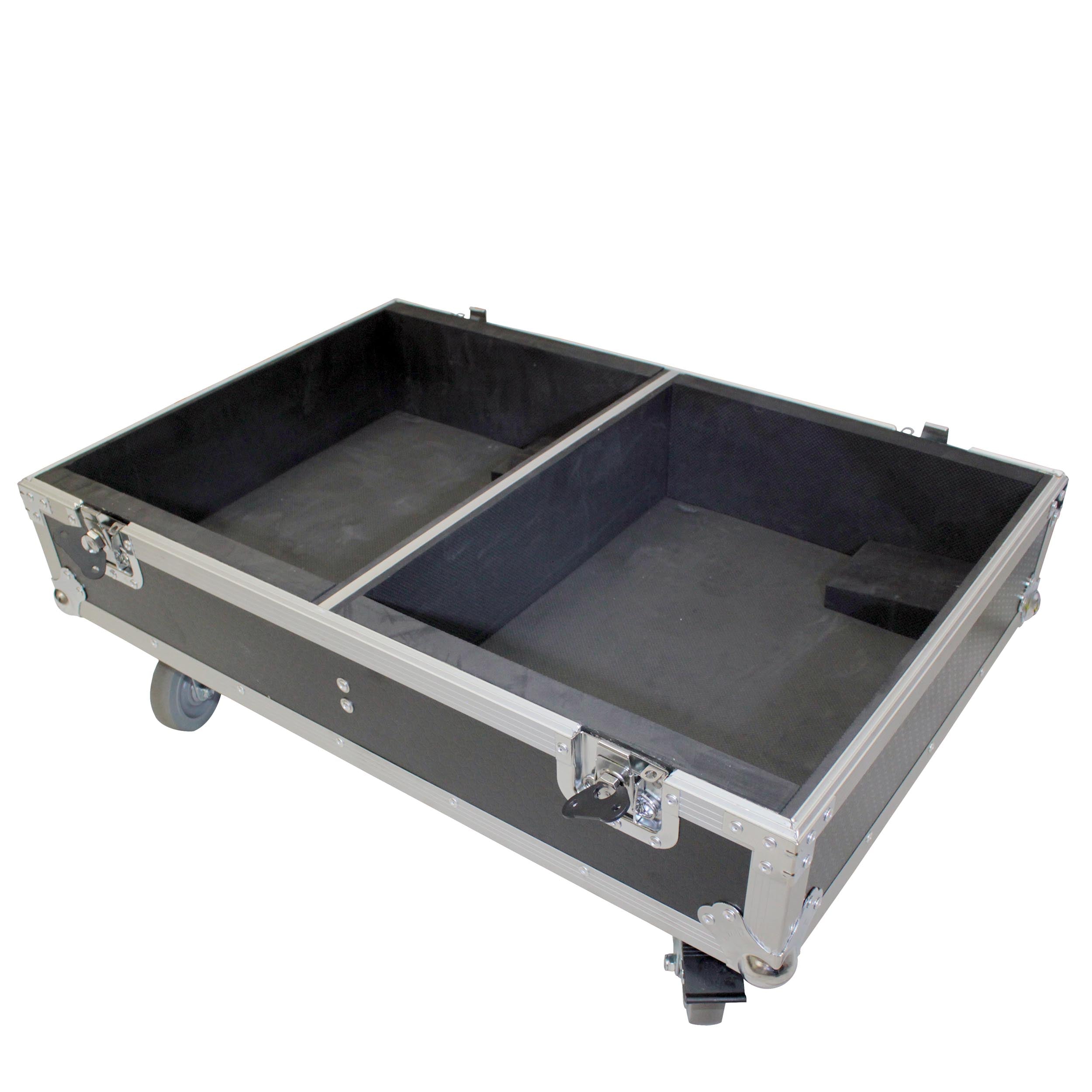 ProX Line Array Flight Case for 4 RCF HDL6-A HDL26-A Speakers W/Wheels
