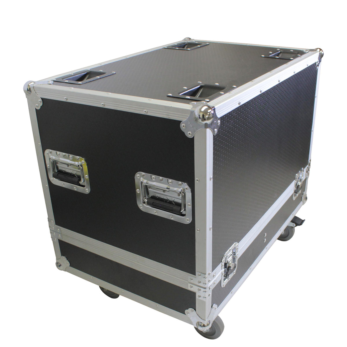 ProX Line Array Flight Case for 4 RCF HDL6-A HDL26-A Speakers W/Wheels.