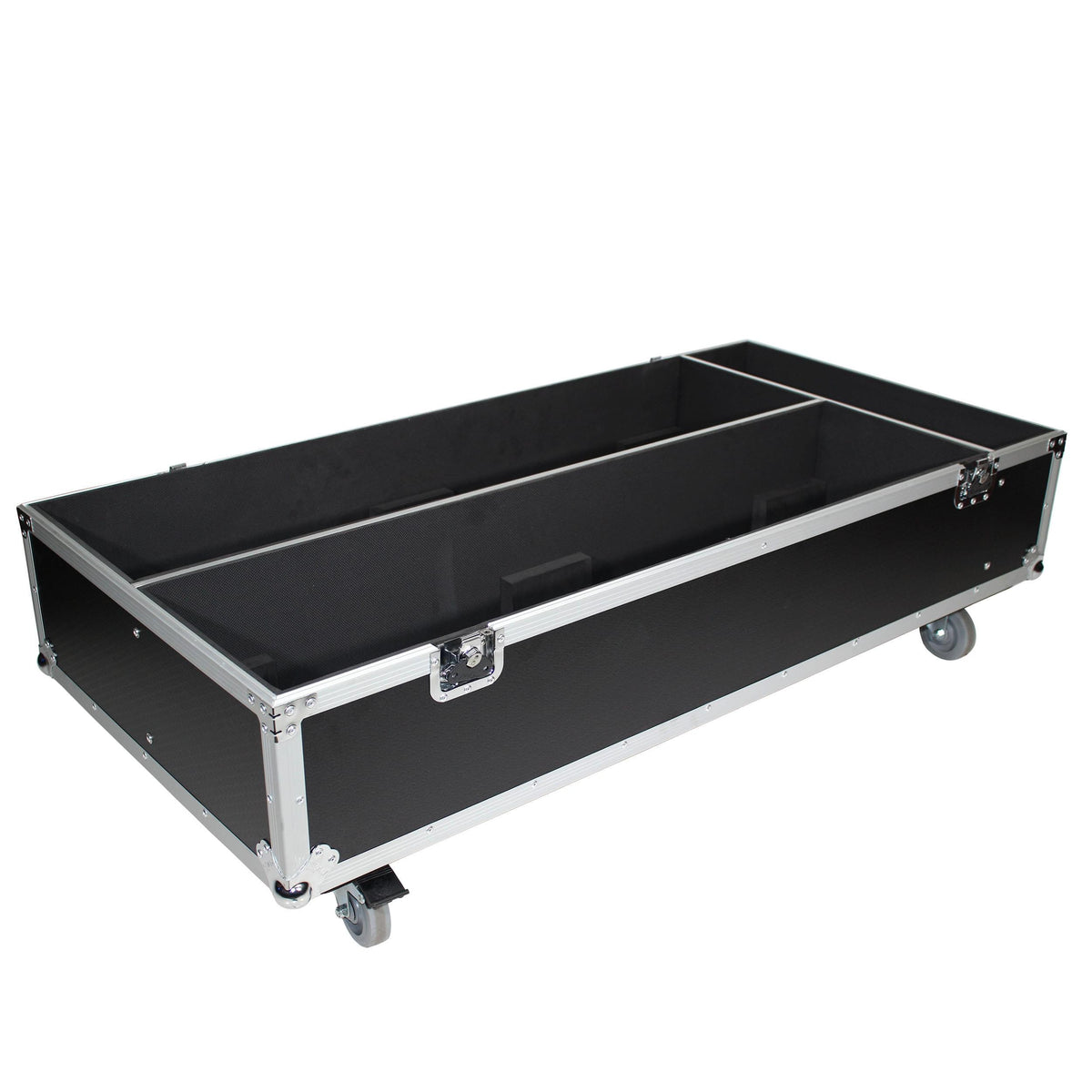 ProX Flight Case for 2 RCF NXW 44-A ,NXL44-A Active 2 Way Column Array with 4 Inch Wheels.