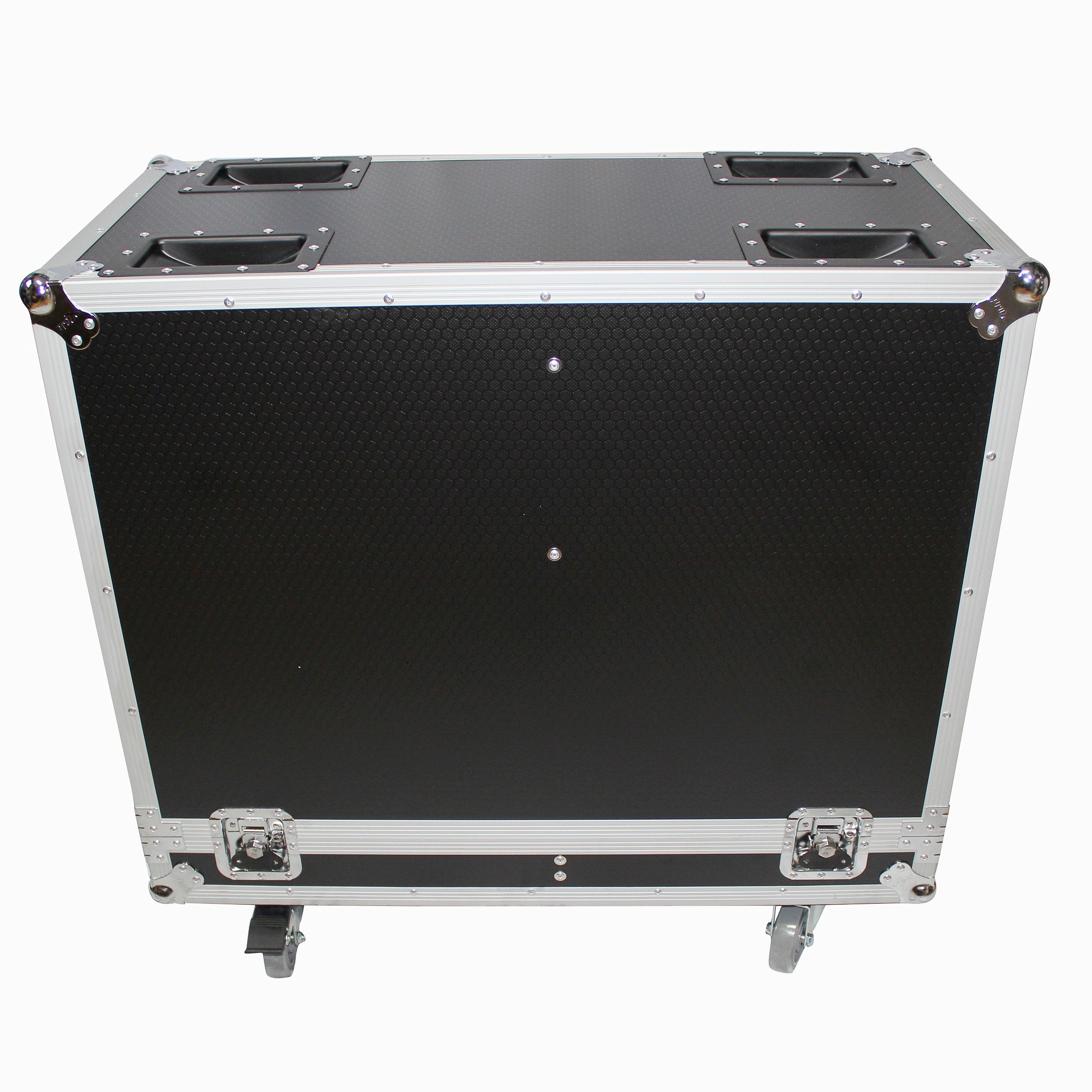 ProX Flight Case for Two RCF-TT25-A II High Definition Two-Way Speakers with 4 Inch Wheels