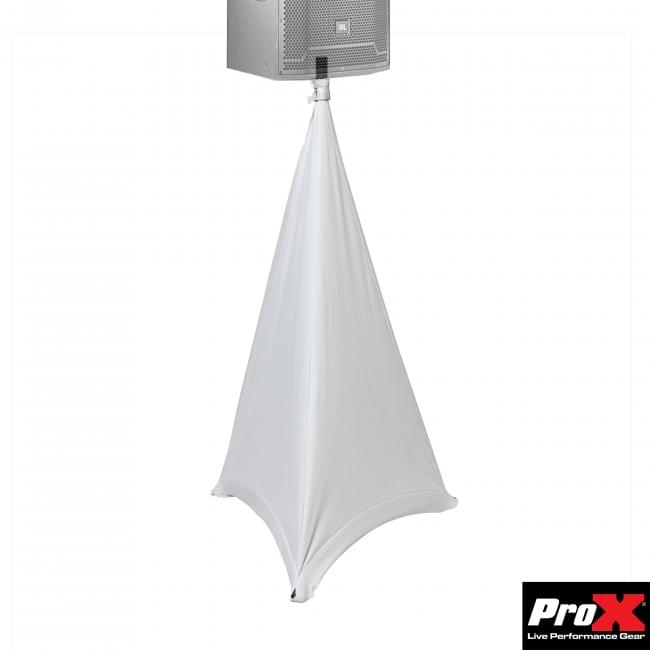 ProX 2 Pack Lycra Cover Scrim for Speaker Tripod or Lighting Stand 2 Sided.